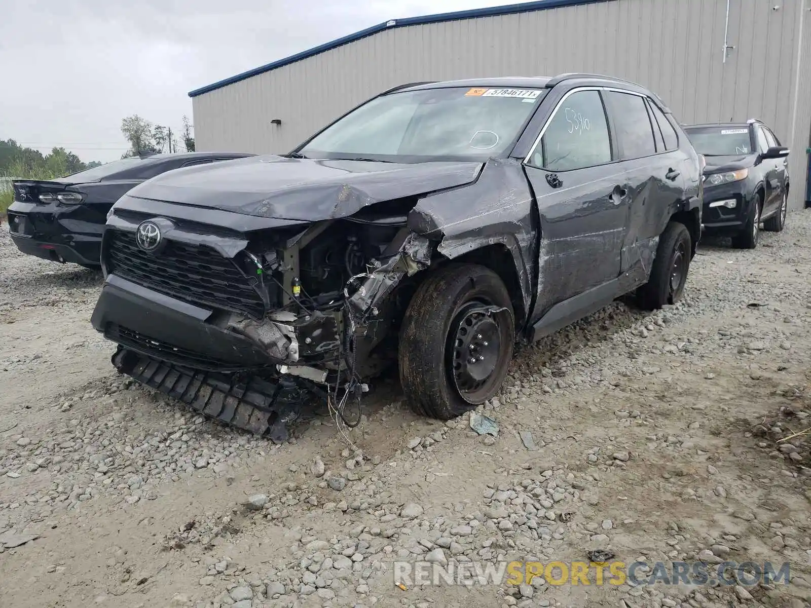 2 Photograph of a damaged car 2T3H1RFV2KW044989 TOYOTA RAV4 2019