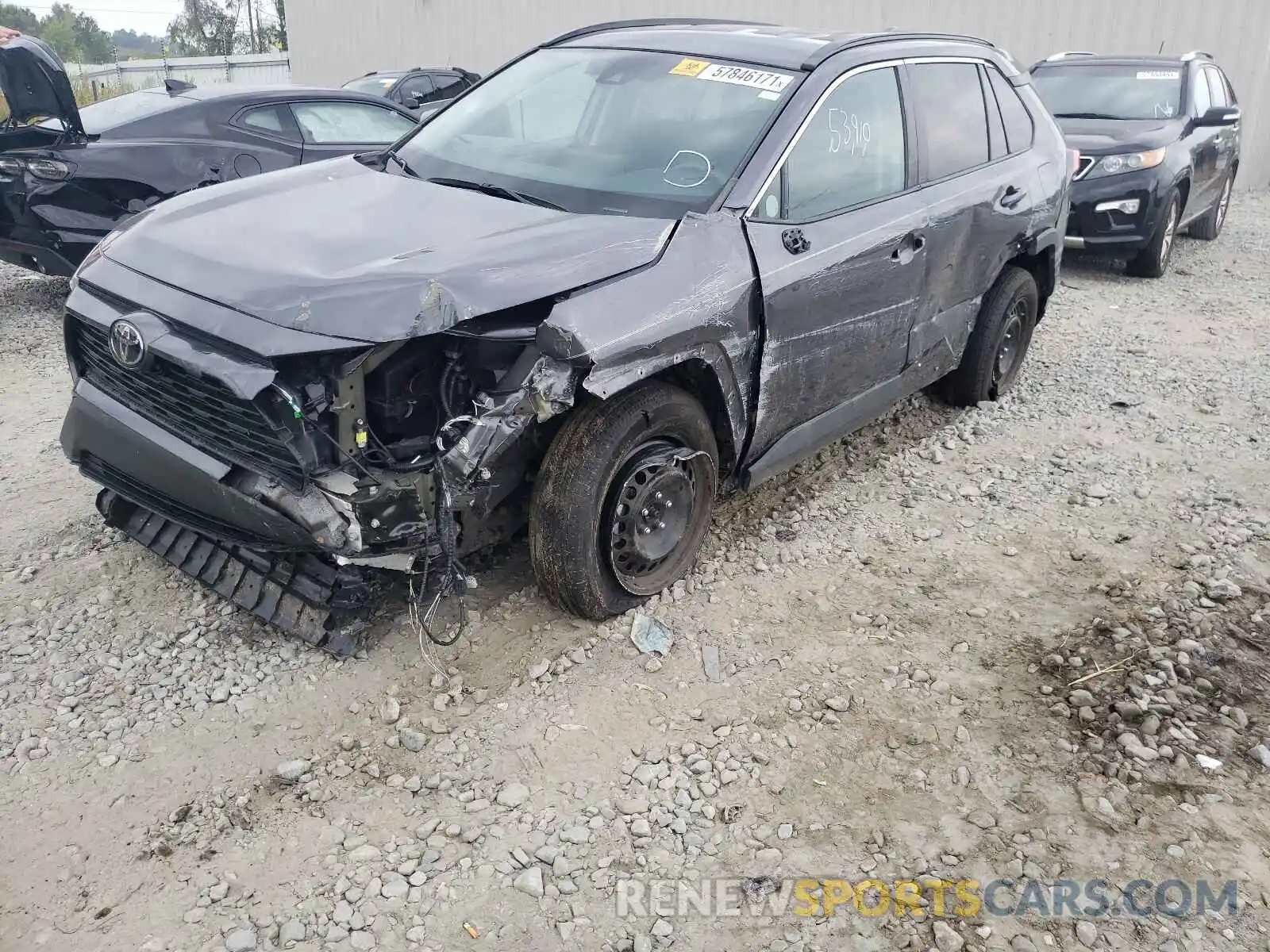 9 Photograph of a damaged car 2T3H1RFV2KW044989 TOYOTA RAV4 2019