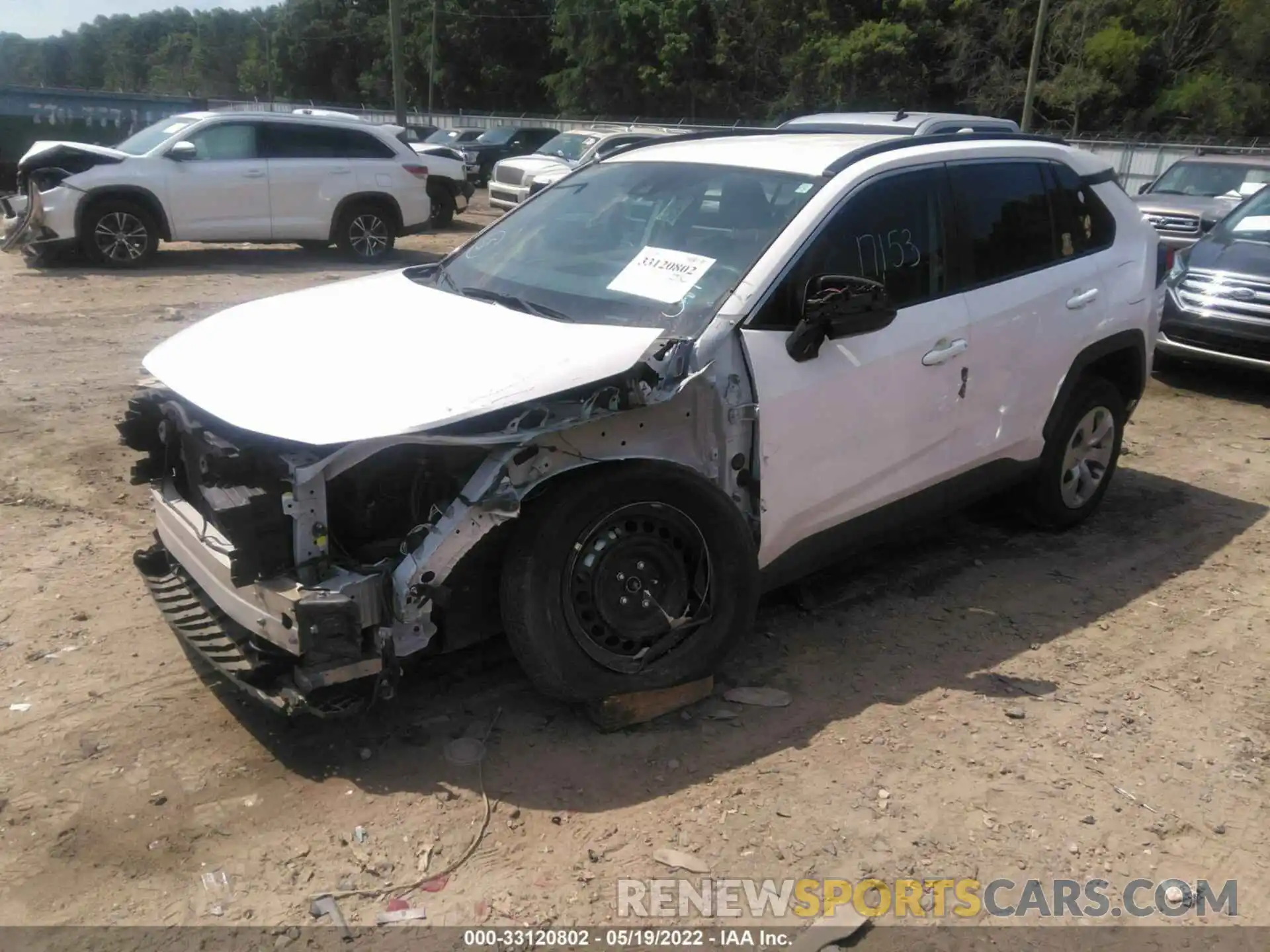 2 Photograph of a damaged car 2T3H1RFV2KW045057 TOYOTA RAV4 2019