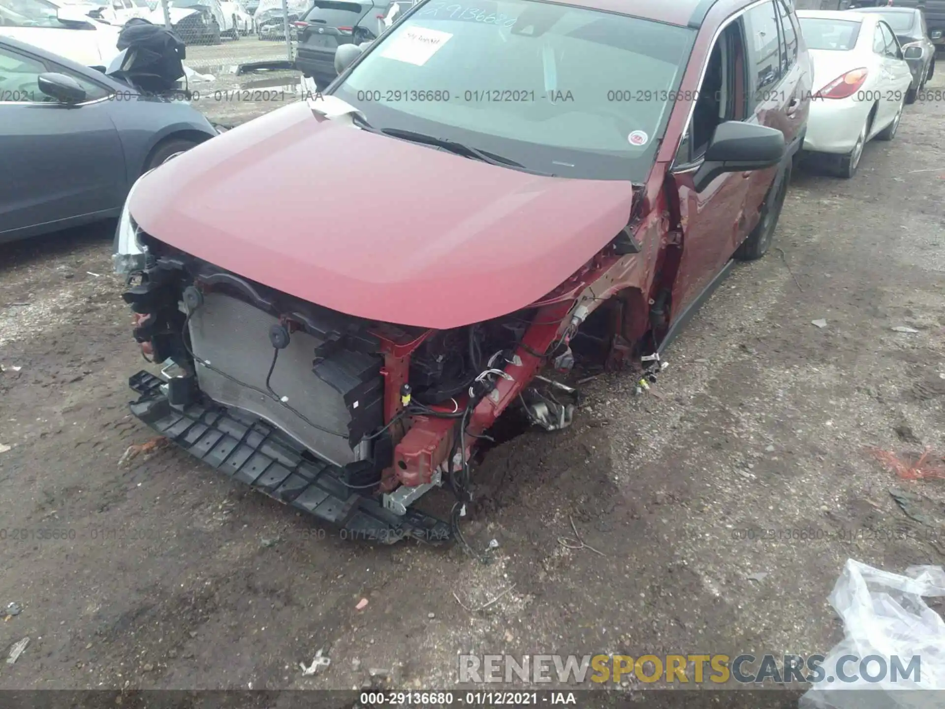 6 Photograph of a damaged car 2T3H1RFV2KW048301 TOYOTA RAV4 2019