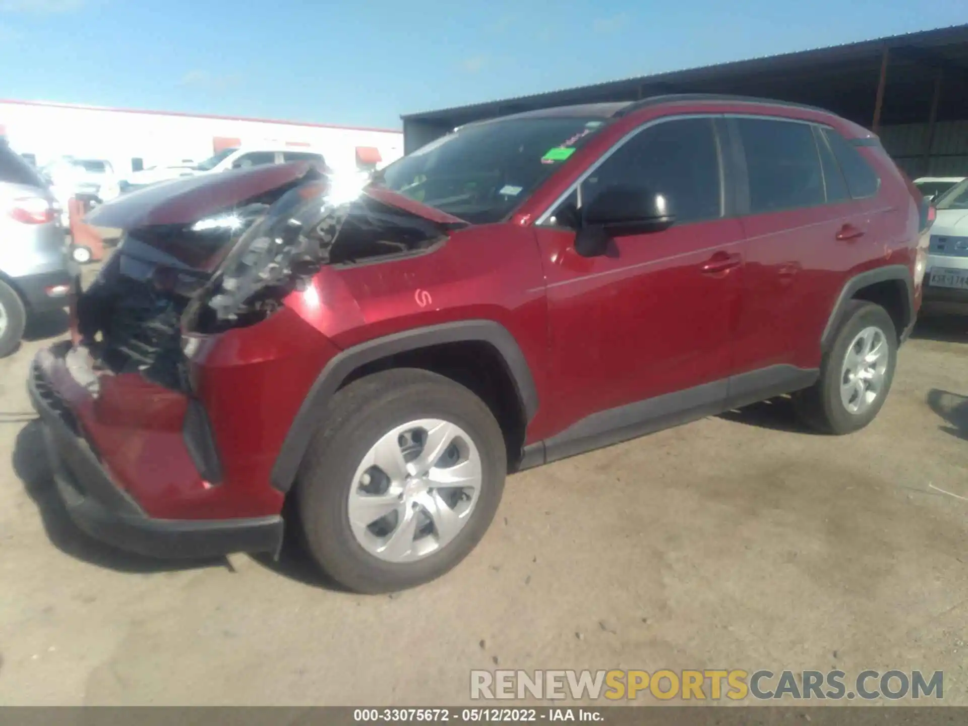 2 Фотография поврежденного автомобиля 2T3H1RFV2KW049156 TOYOTA RAV4 2019