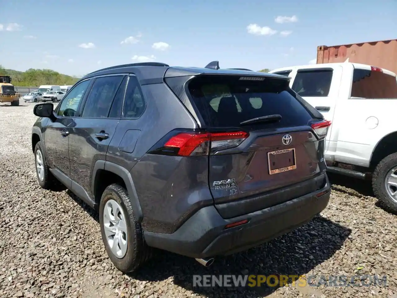 3 Photograph of a damaged car 2T3H1RFV2KW053854 TOYOTA RAV4 2019