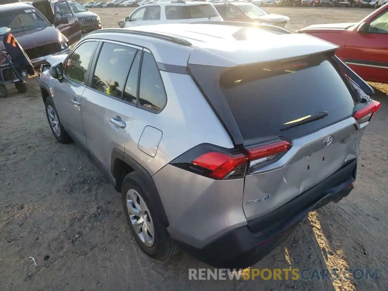 3 Photograph of a damaged car 2T3H1RFV2KW055507 TOYOTA RAV4 2019