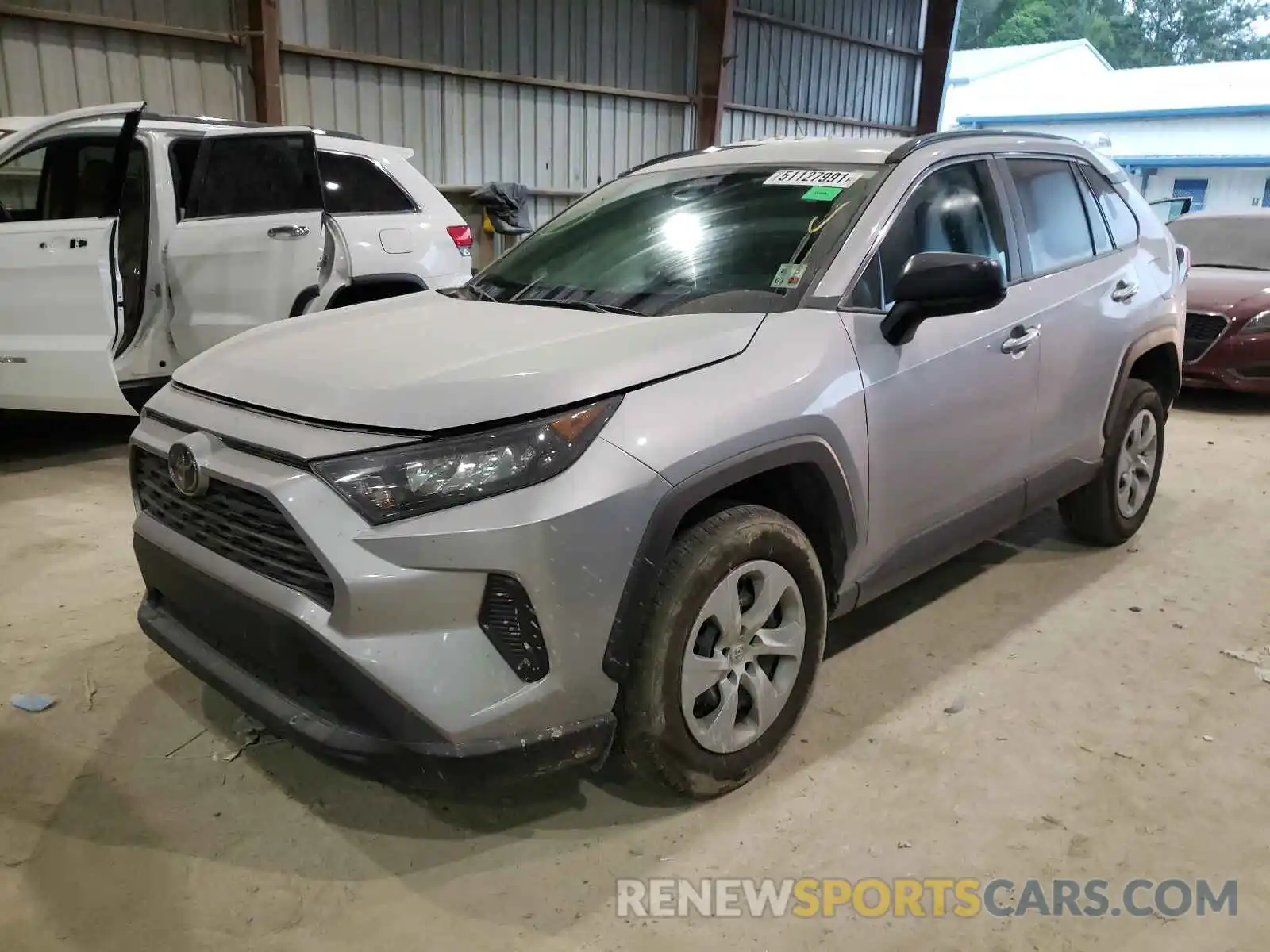 2 Фотография поврежденного автомобиля 2T3H1RFV2KW055510 TOYOTA RAV4 2019