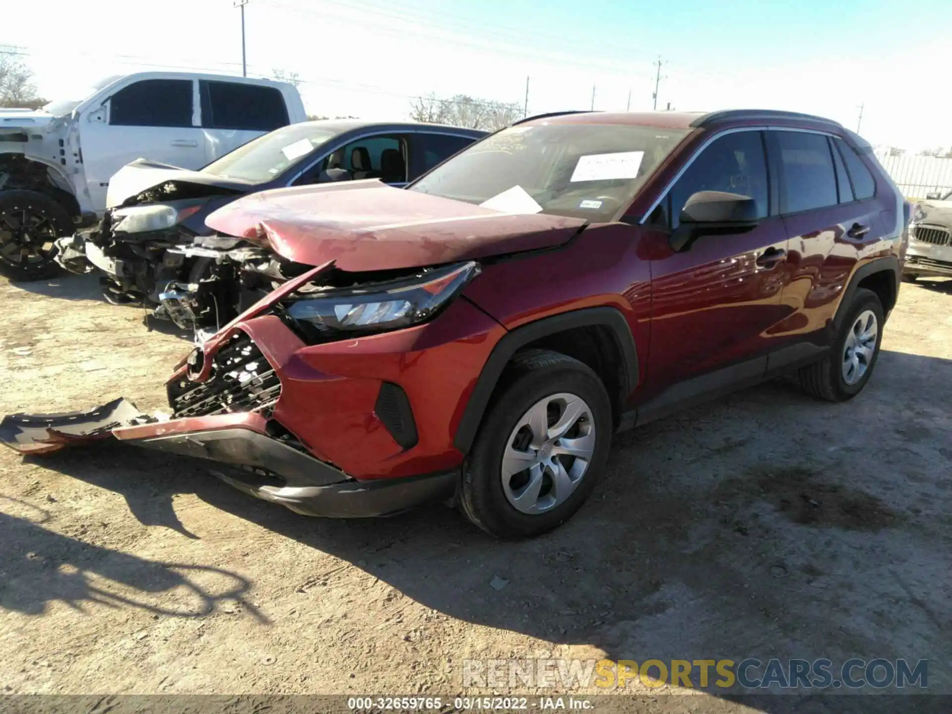 2 Фотография поврежденного автомобиля 2T3H1RFV2KW056544 TOYOTA RAV4 2019