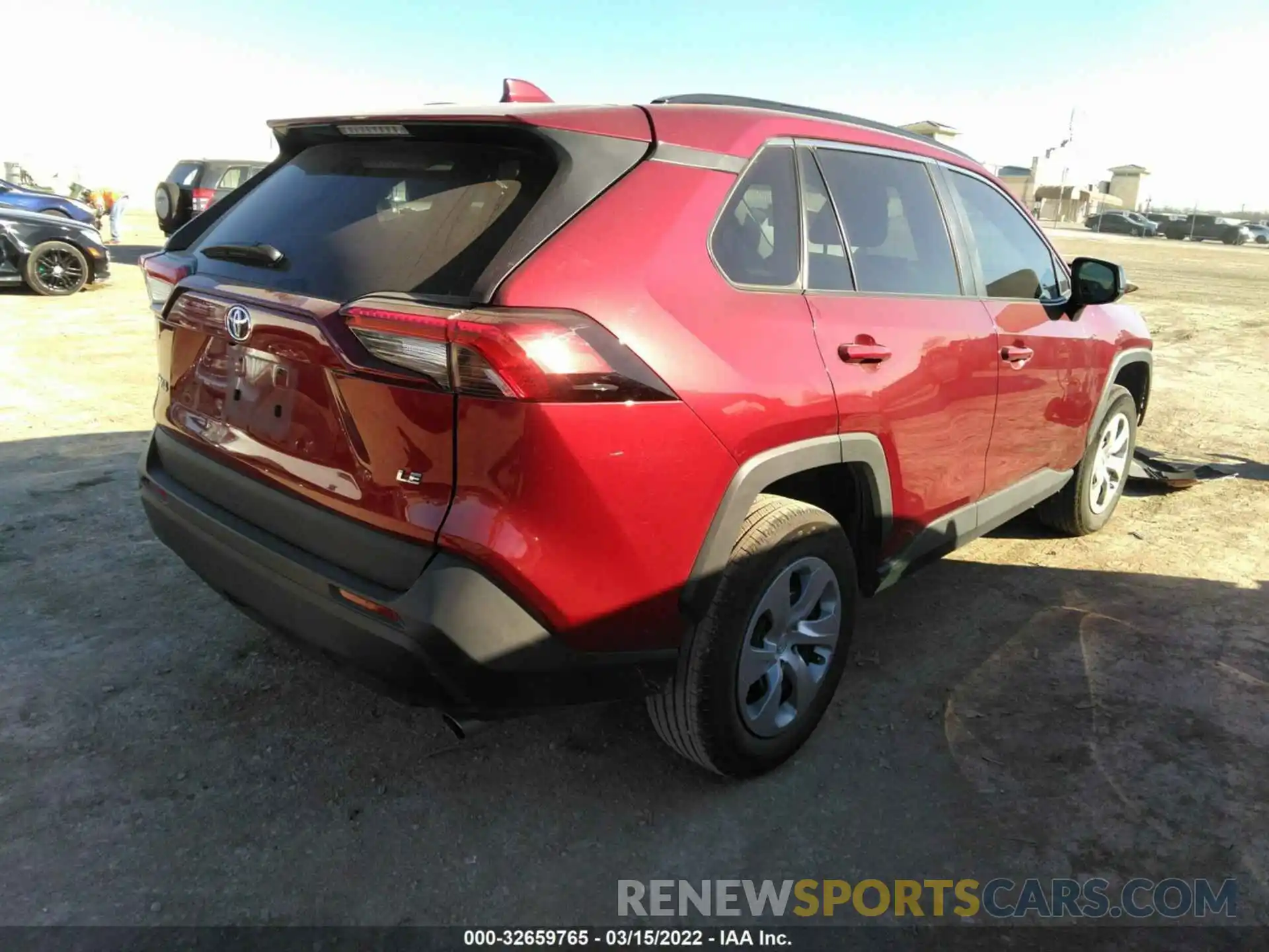 4 Фотография поврежденного автомобиля 2T3H1RFV2KW056544 TOYOTA RAV4 2019