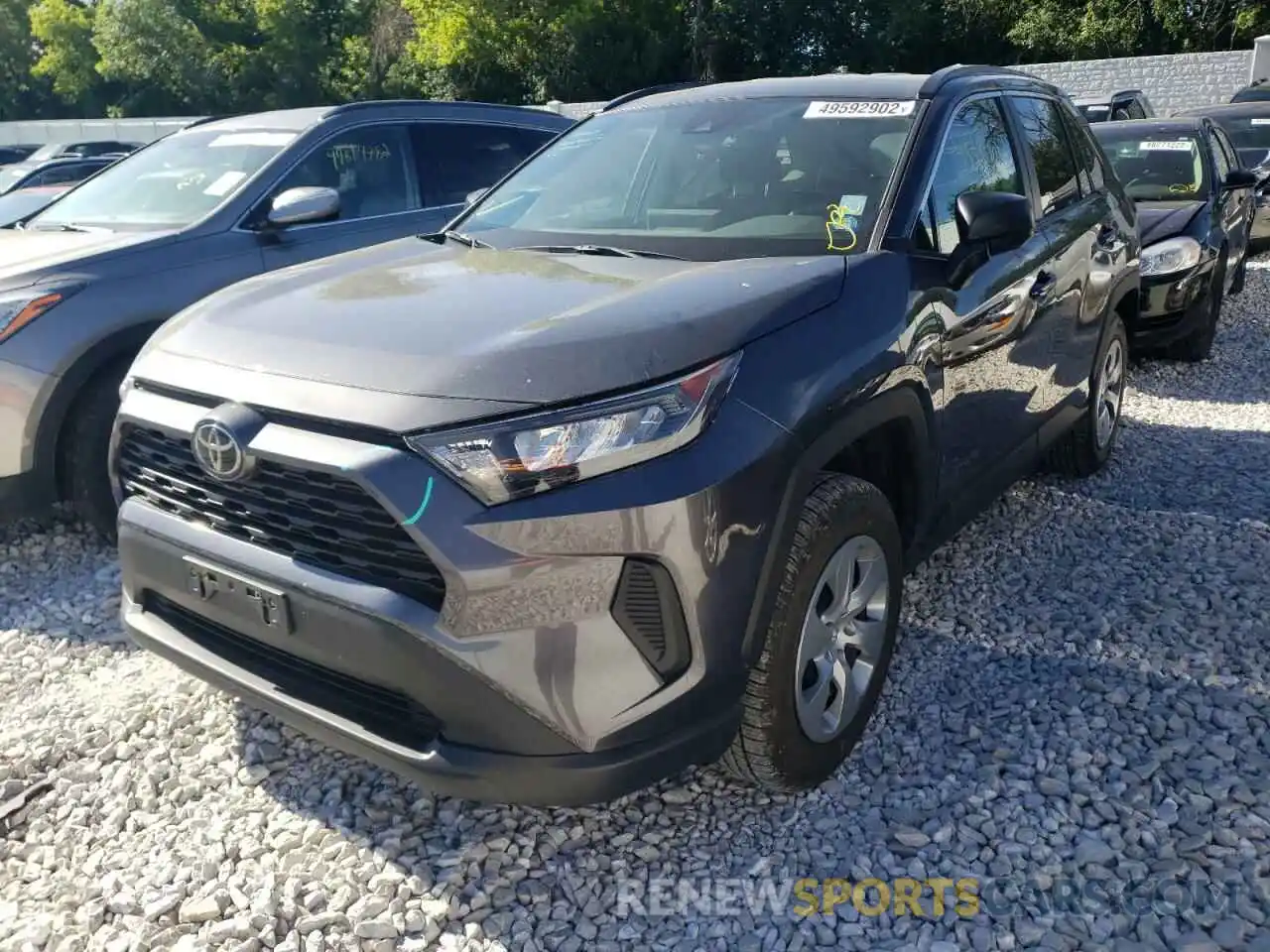 2 Photograph of a damaged car 2T3H1RFV3KC004566 TOYOTA RAV4 2019