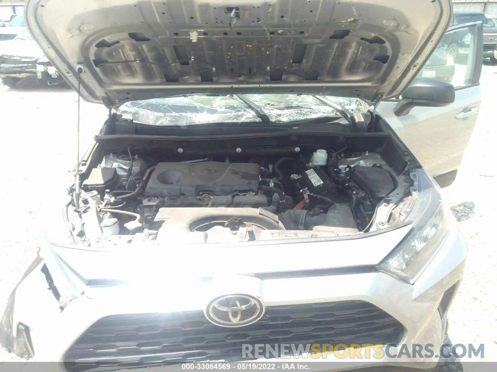 10 Фотография поврежденного автомобиля 2T3H1RFV3KC010805 TOYOTA RAV4 2019