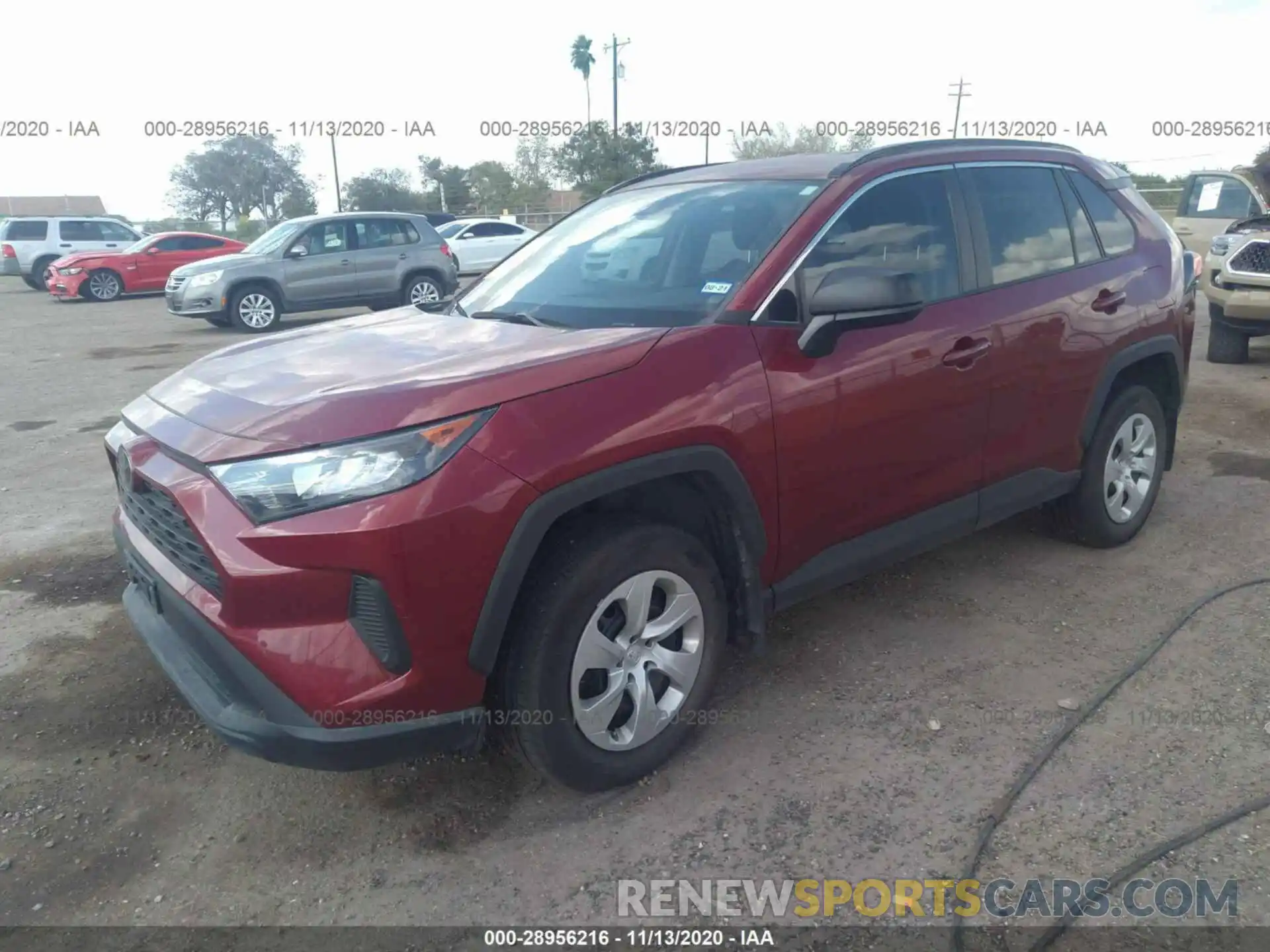 2 Photograph of a damaged car 2T3H1RFV3KC020539 TOYOTA RAV4 2019