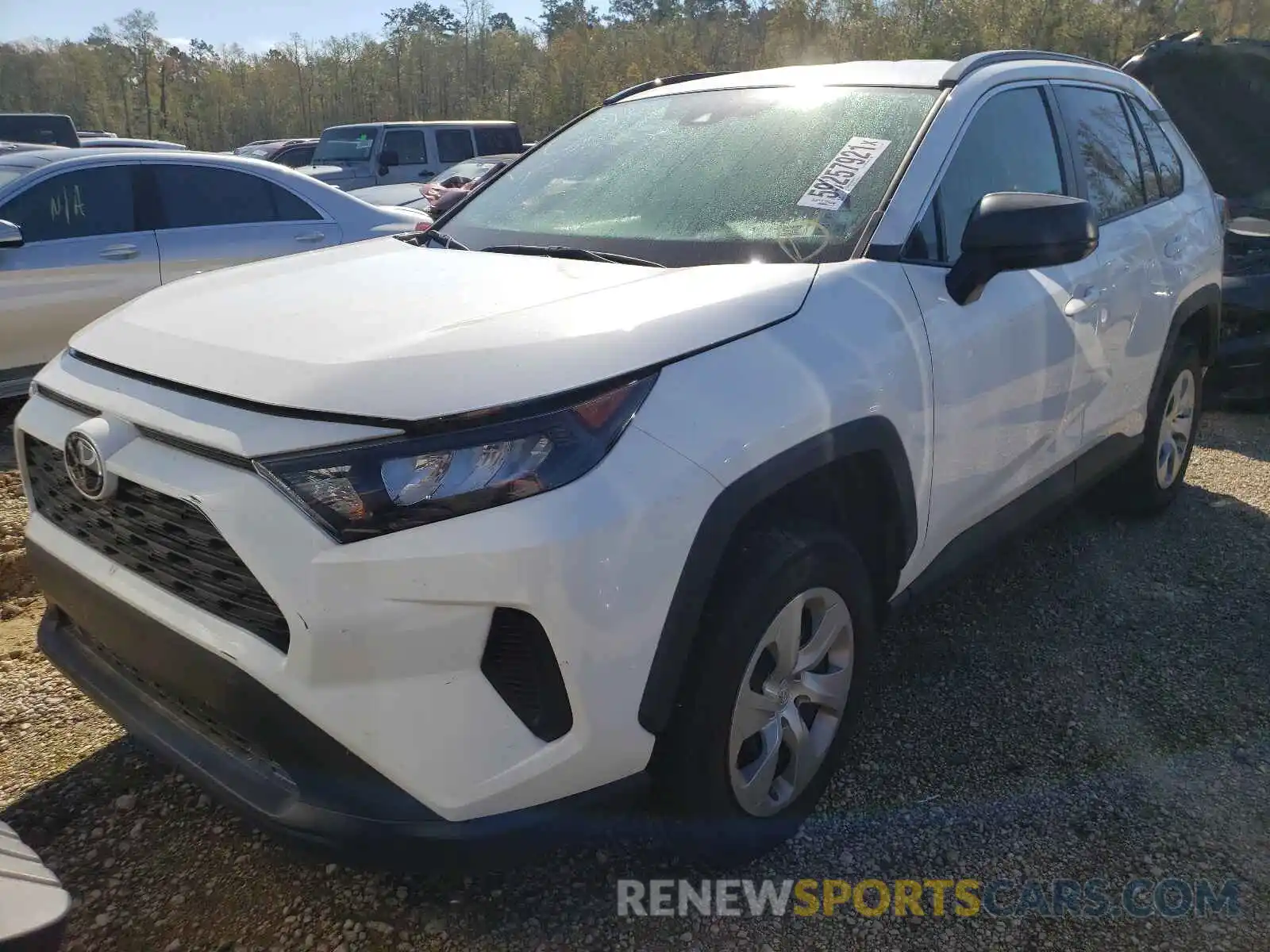 2 Photograph of a damaged car 2T3H1RFV3KC021349 TOYOTA RAV4 2019