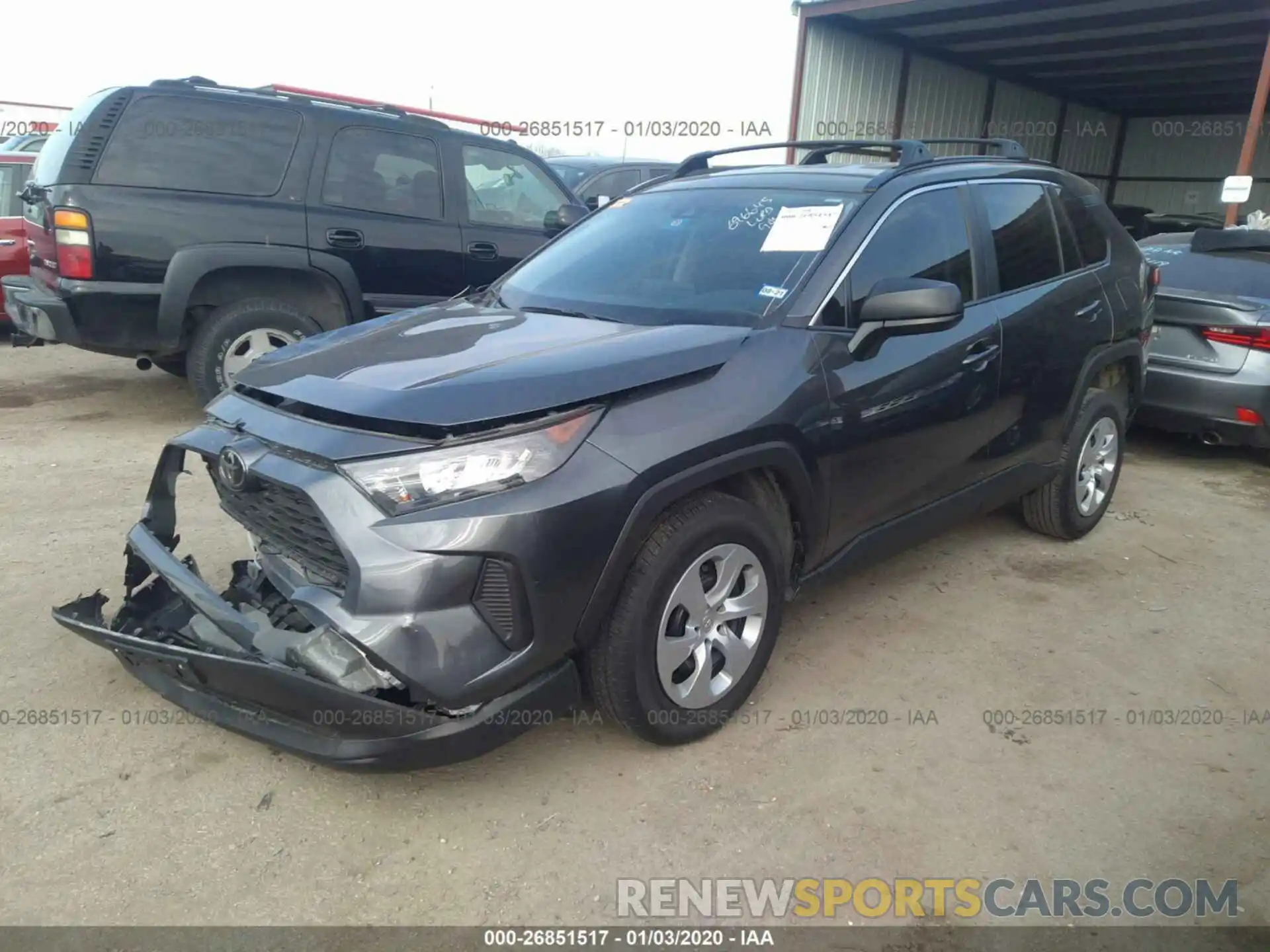 2 Photograph of a damaged car 2T3H1RFV3KC022663 TOYOTA RAV4 2019