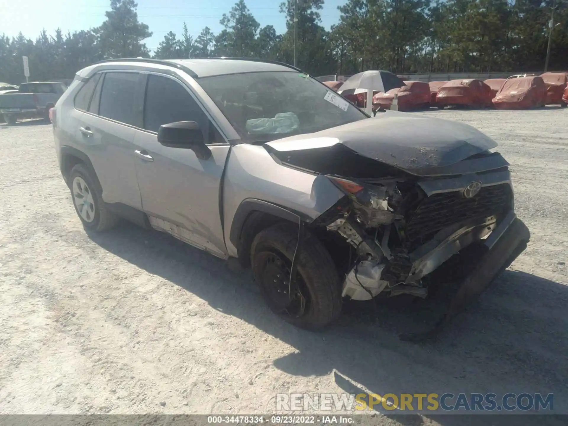 1 Photograph of a damaged car 2T3H1RFV3KC024302 TOYOTA RAV4 2019