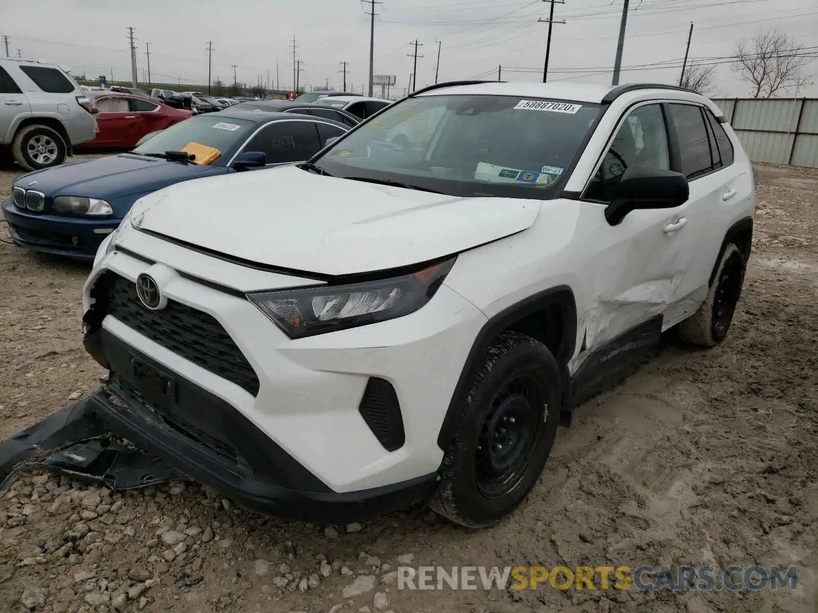 2 Photograph of a damaged car 2T3H1RFV3KC025711 TOYOTA RAV4 2019