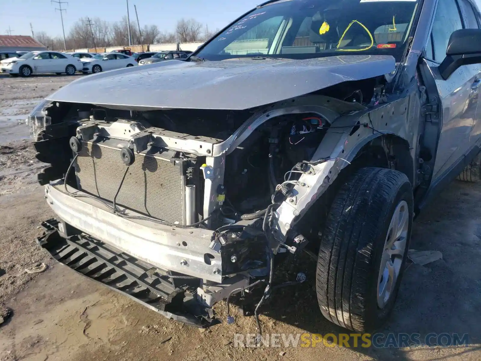 9 Photograph of a damaged car 2T3H1RFV3KW002167 TOYOTA RAV4 2019