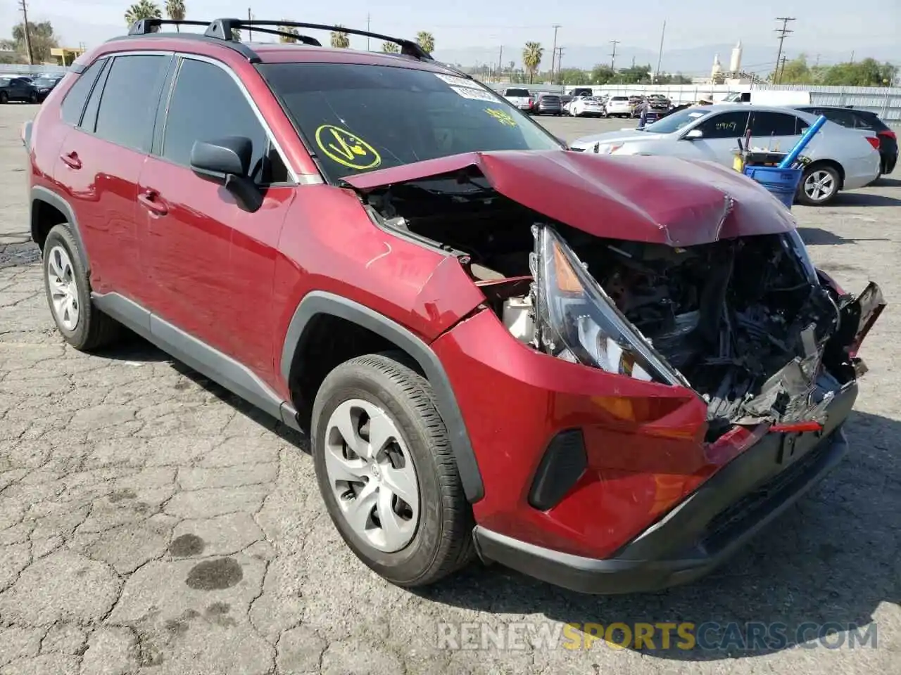 1 Фотография поврежденного автомобиля 2T3H1RFV3KW007790 TOYOTA RAV4 2019