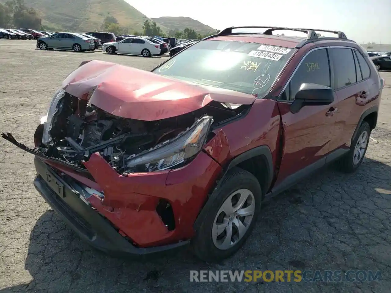 2 Photograph of a damaged car 2T3H1RFV3KW007790 TOYOTA RAV4 2019