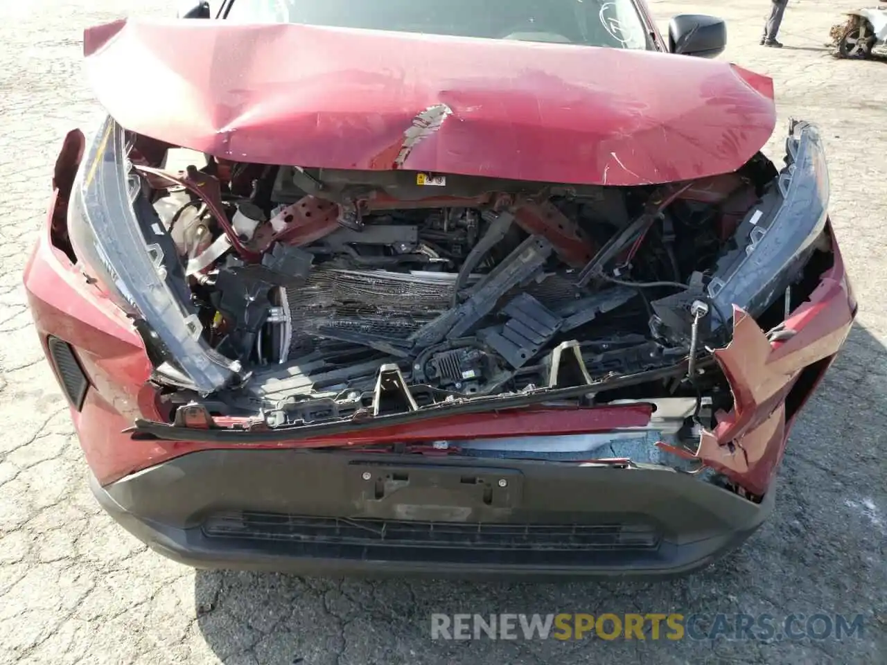 9 Photograph of a damaged car 2T3H1RFV3KW007790 TOYOTA RAV4 2019