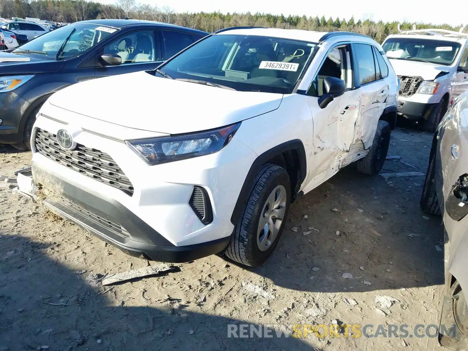 2 Фотография поврежденного автомобиля 2T3H1RFV3KW011449 TOYOTA RAV4 2019