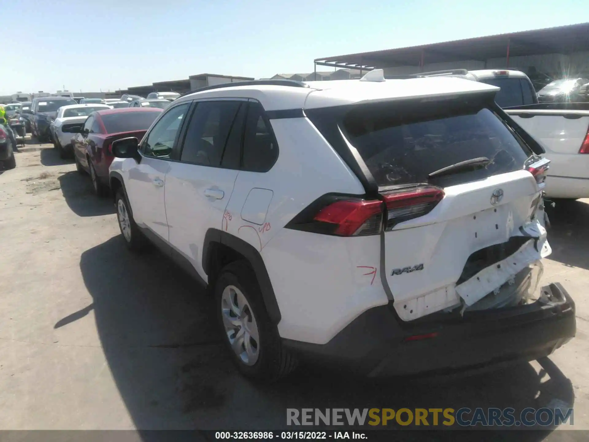 3 Photograph of a damaged car 2T3H1RFV3KW020829 TOYOTA RAV4 2019