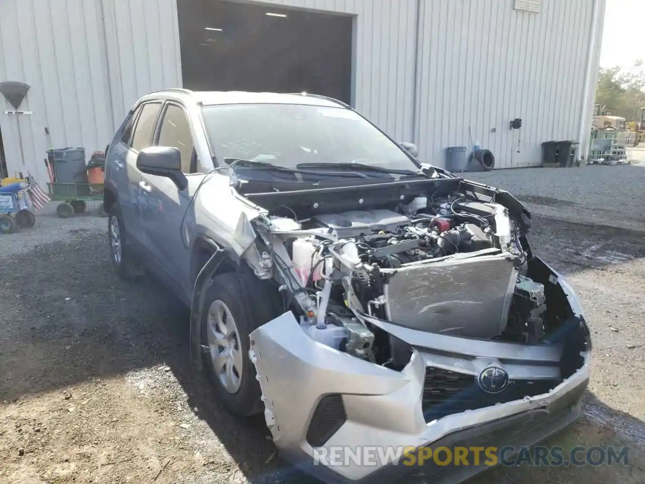 1 Photograph of a damaged car 2T3H1RFV3KW035346 TOYOTA RAV4 2019