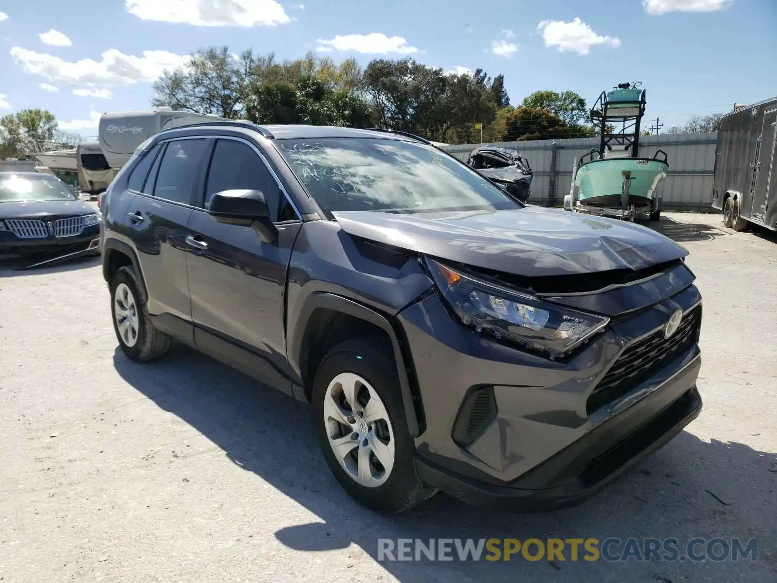 1 Фотография поврежденного автомобиля 2T3H1RFV3KW037484 TOYOTA RAV4 2019