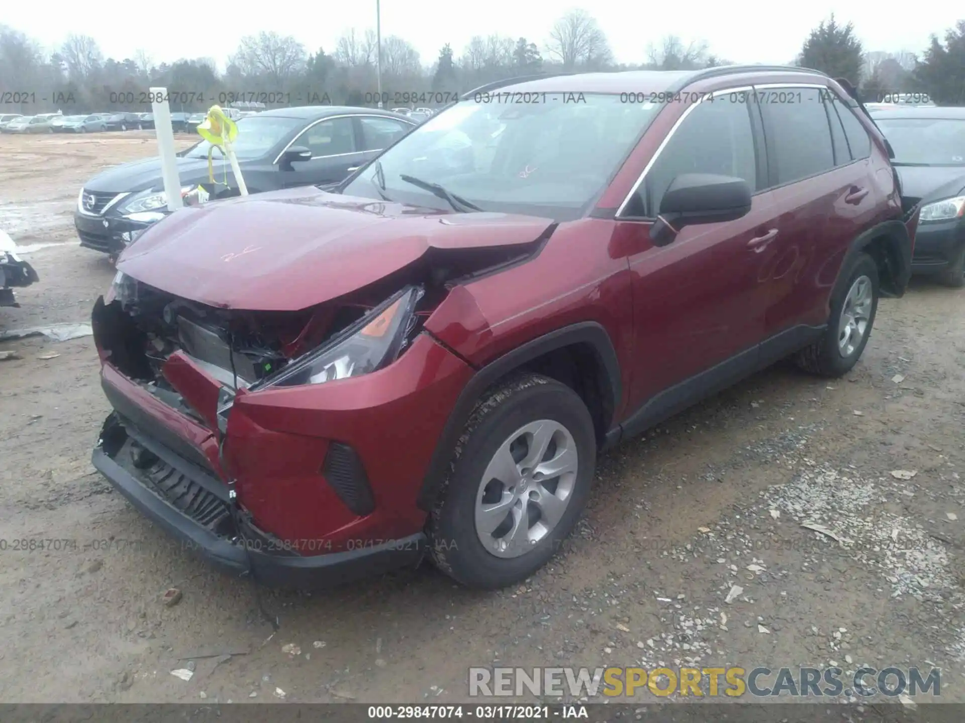 2 Фотография поврежденного автомобиля 2T3H1RFV3KW037517 TOYOTA RAV4 2019