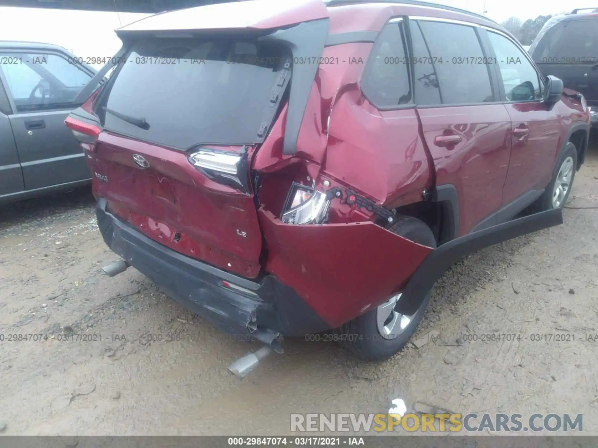 6 Photograph of a damaged car 2T3H1RFV3KW037517 TOYOTA RAV4 2019