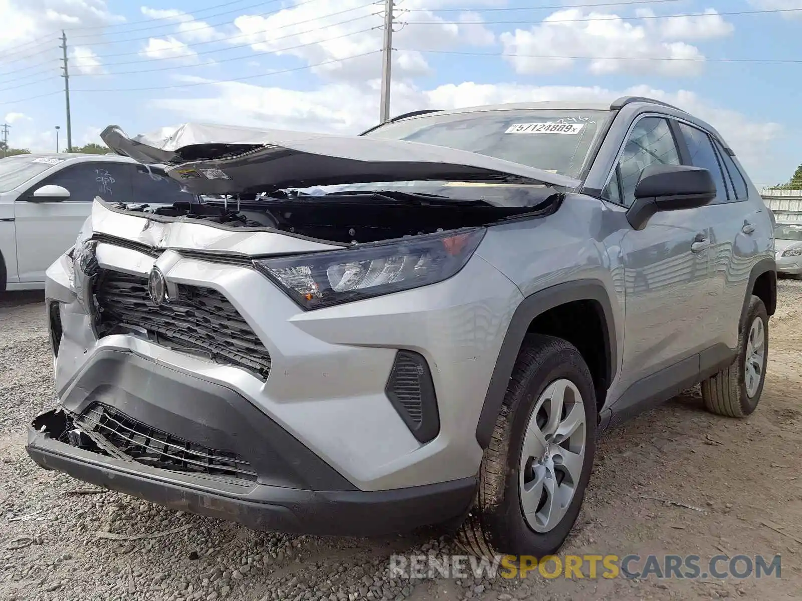 2 Photograph of a damaged car 2T3H1RFV3KW039896 TOYOTA RAV4 2019