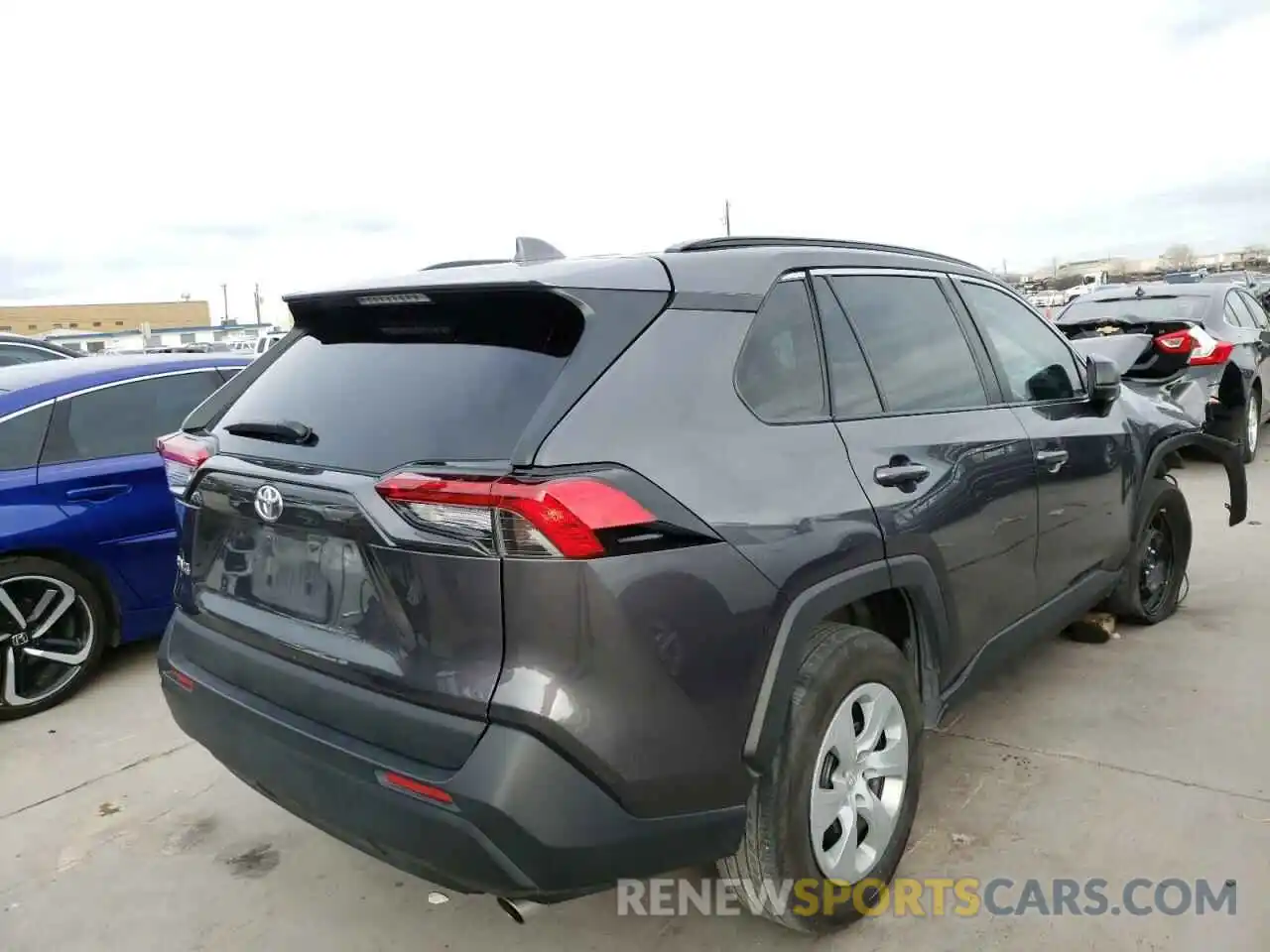 4 Фотография поврежденного автомобиля 2T3H1RFV3KW040837 TOYOTA RAV4 2019