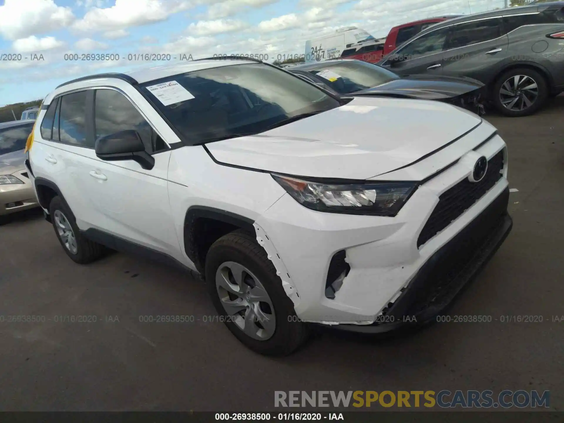 1 Фотография поврежденного автомобиля 2T3H1RFV3KW041762 TOYOTA RAV4 2019