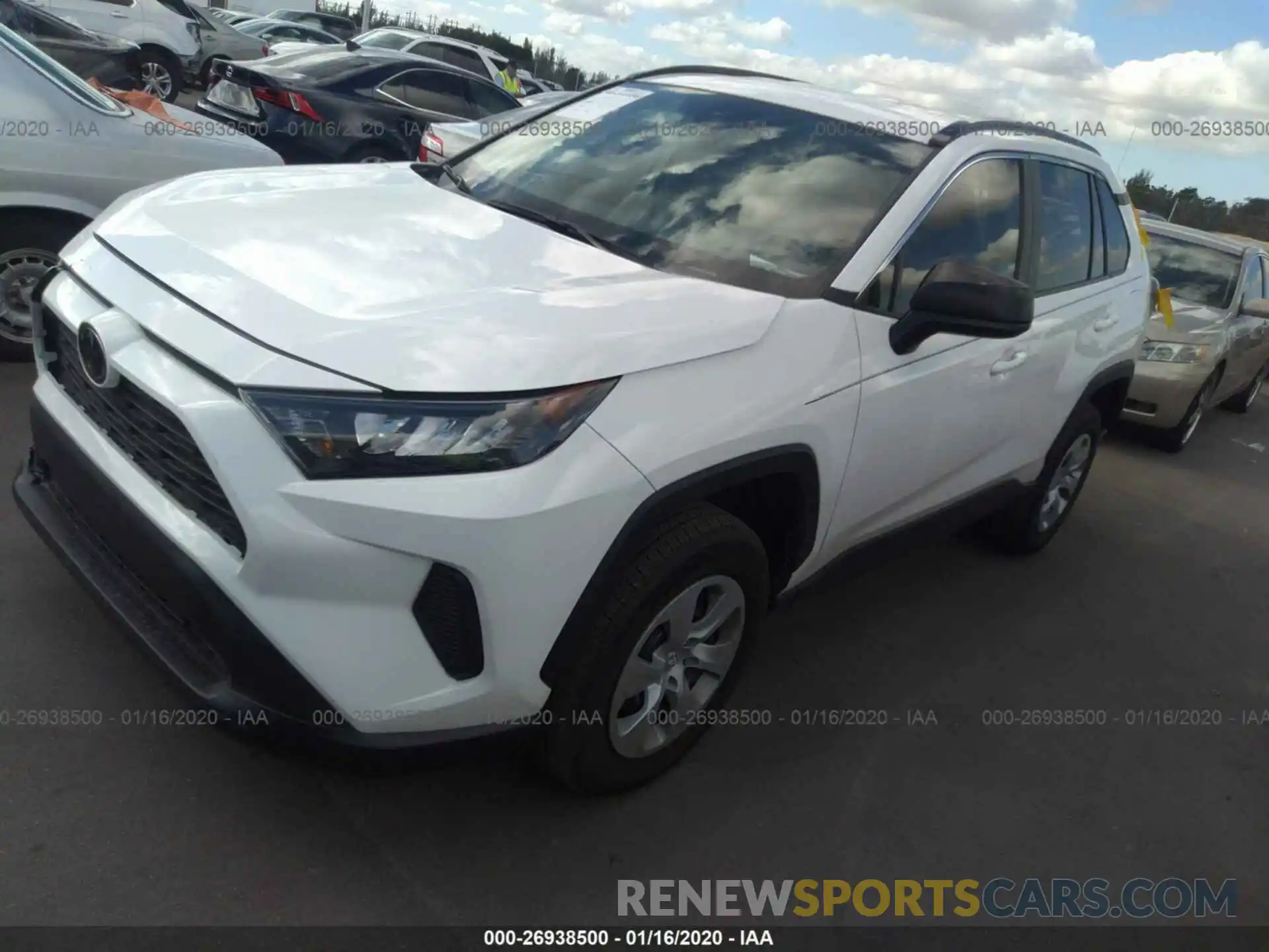 2 Фотография поврежденного автомобиля 2T3H1RFV3KW041762 TOYOTA RAV4 2019