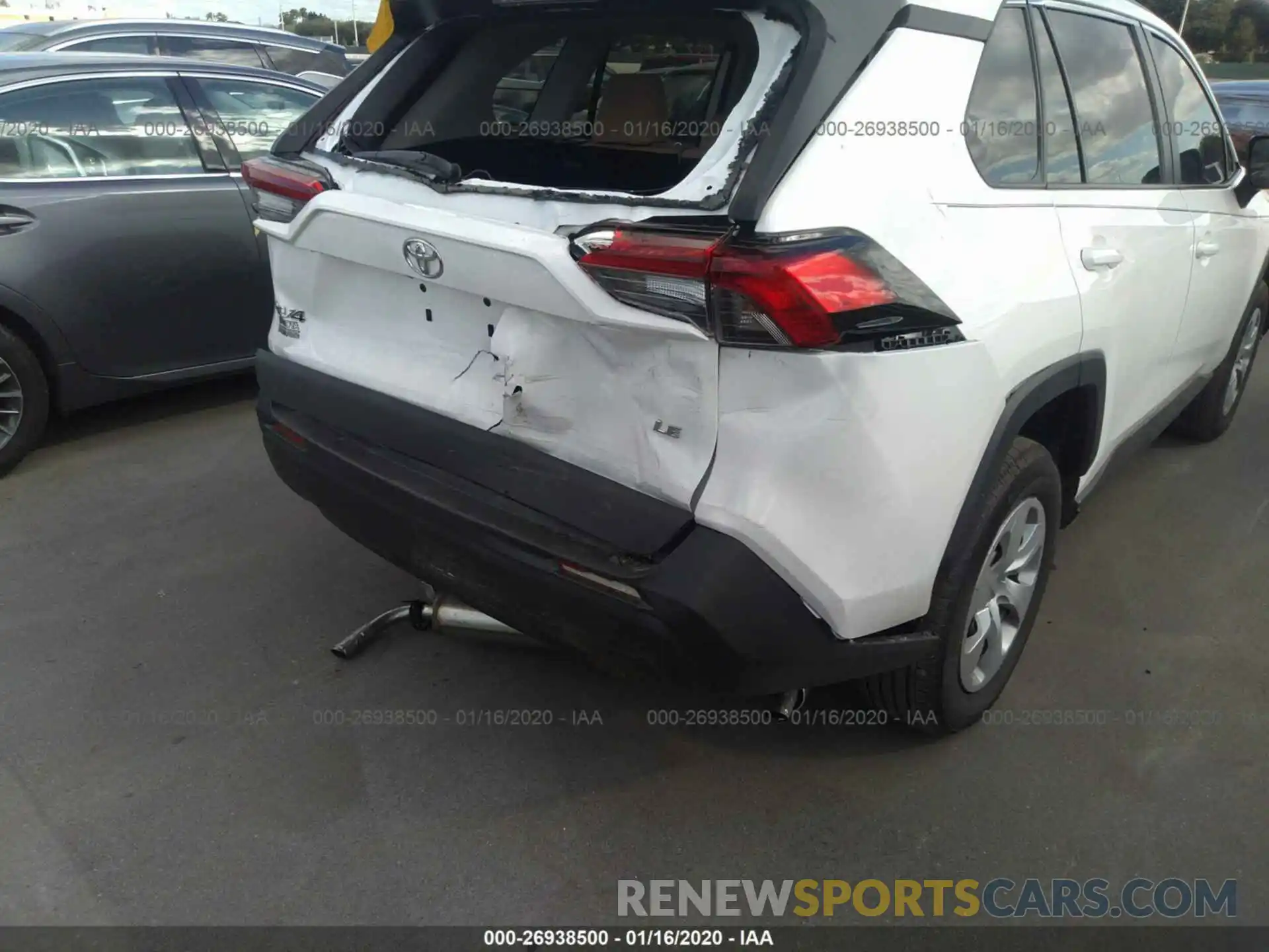 6 Фотография поврежденного автомобиля 2T3H1RFV3KW041762 TOYOTA RAV4 2019