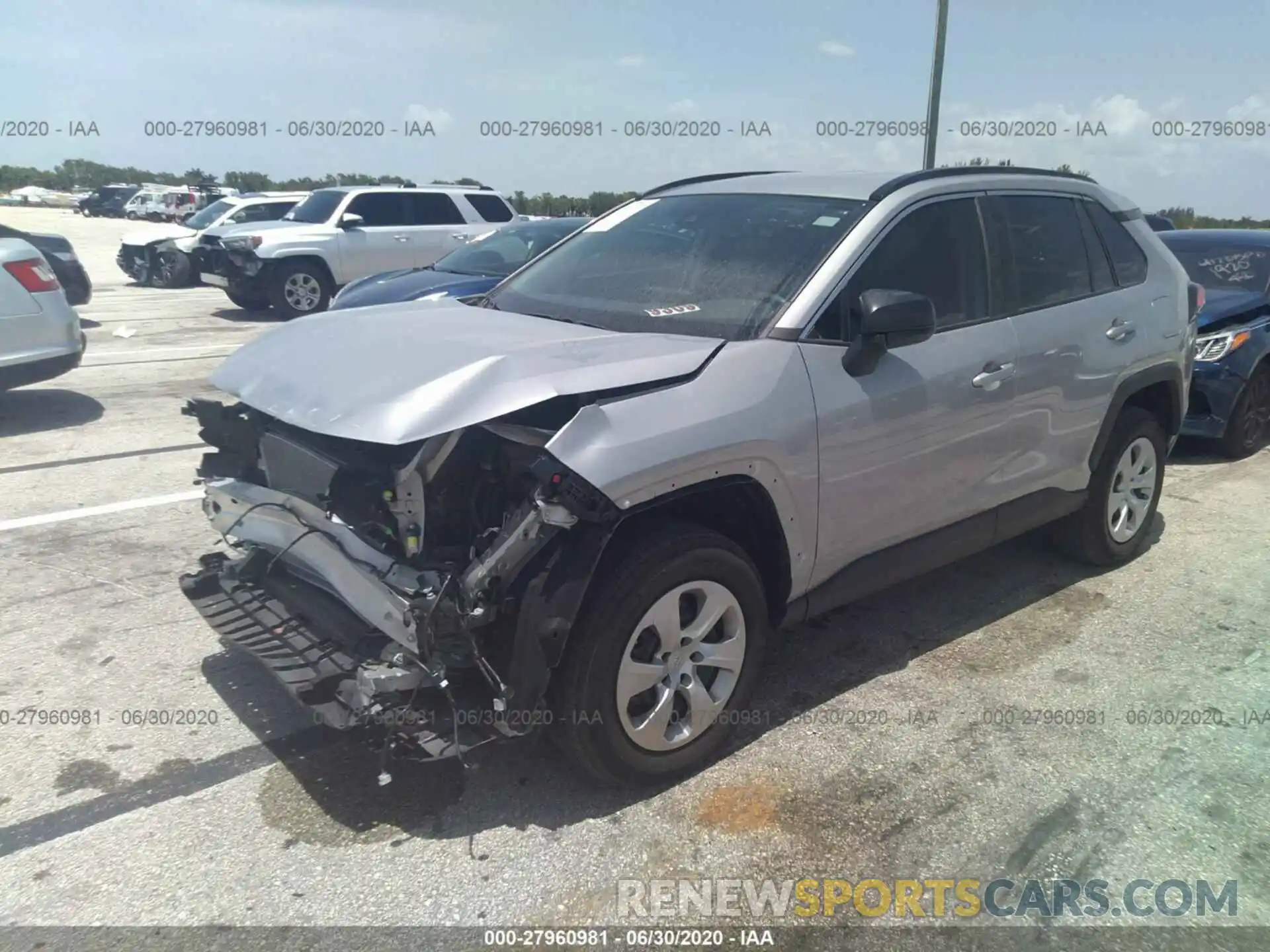 2 Photograph of a damaged car 2T3H1RFV3KW045326 TOYOTA RAV4 2019