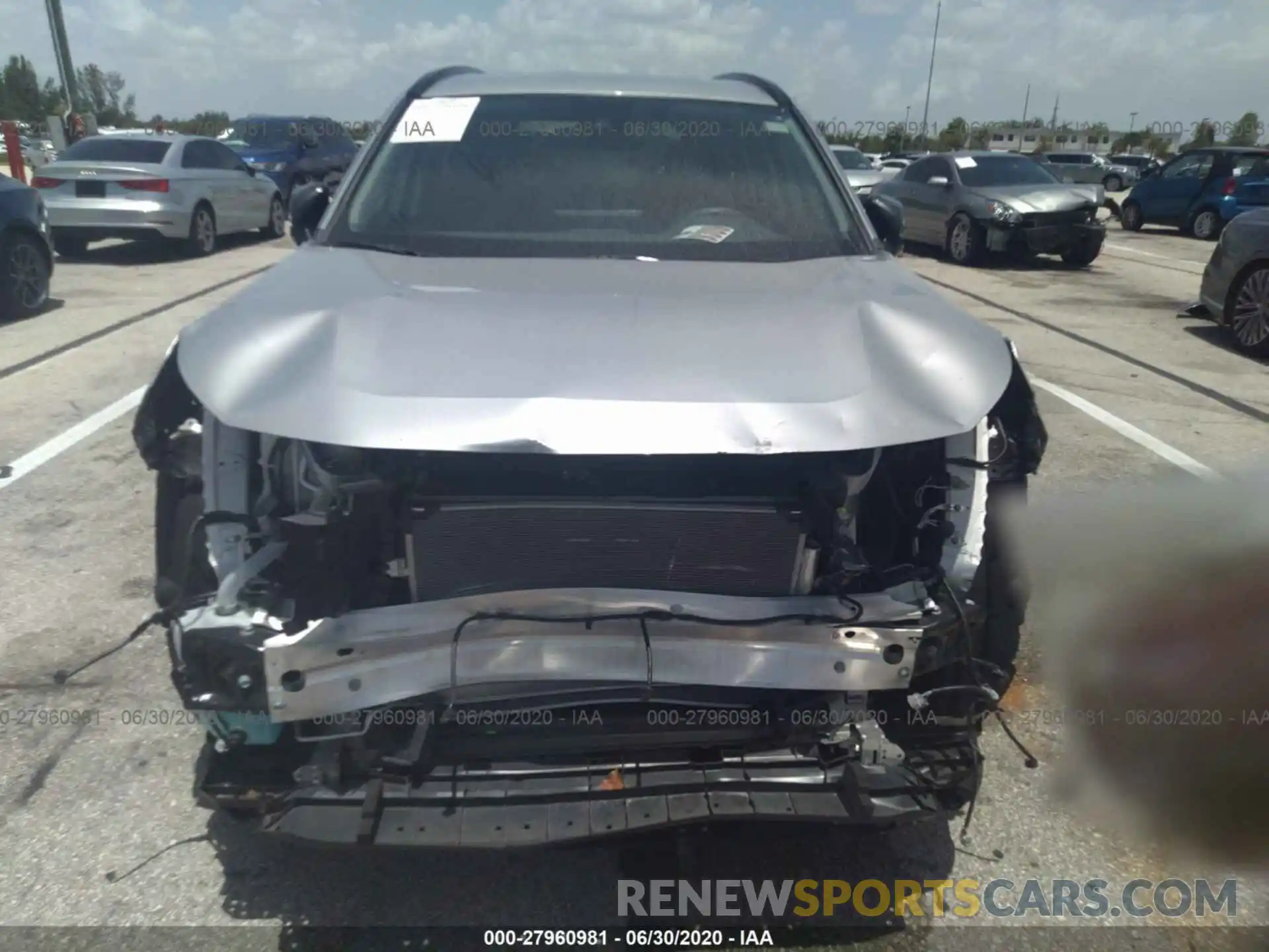 6 Photograph of a damaged car 2T3H1RFV3KW045326 TOYOTA RAV4 2019