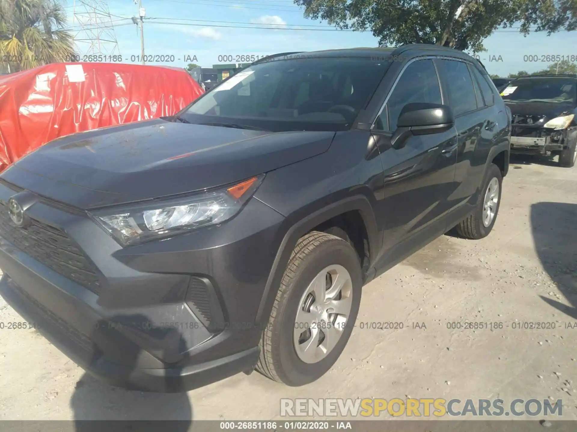 2 Photograph of a damaged car 2T3H1RFV3KW045911 TOYOTA RAV4 2019