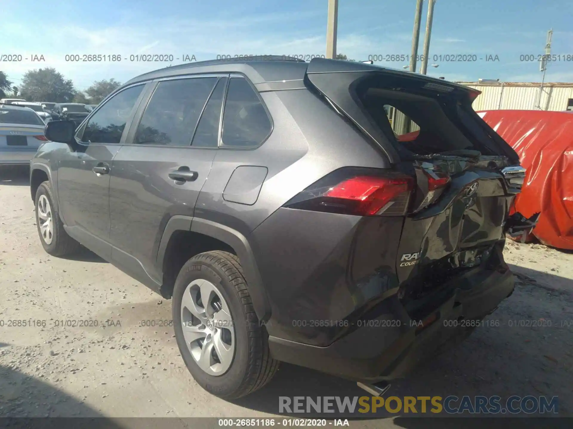 3 Photograph of a damaged car 2T3H1RFV3KW045911 TOYOTA RAV4 2019