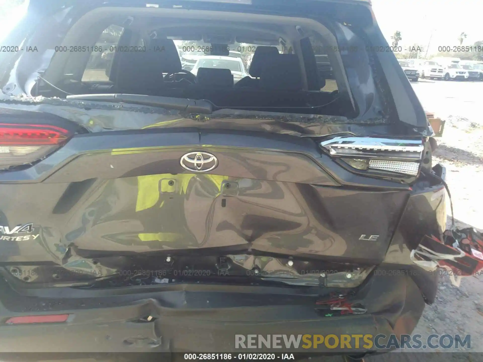 6 Photograph of a damaged car 2T3H1RFV3KW045911 TOYOTA RAV4 2019