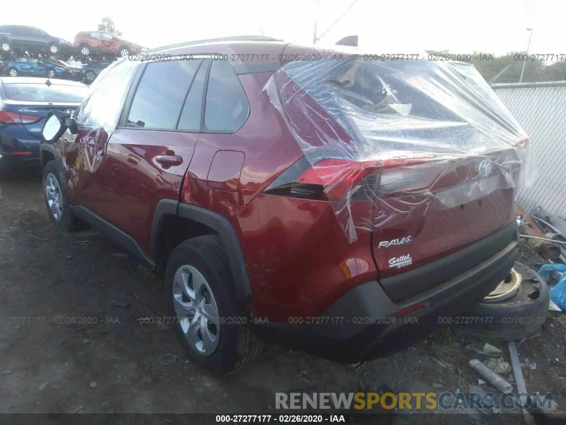 3 Photograph of a damaged car 2T3H1RFV3KW046556 TOYOTA RAV4 2019