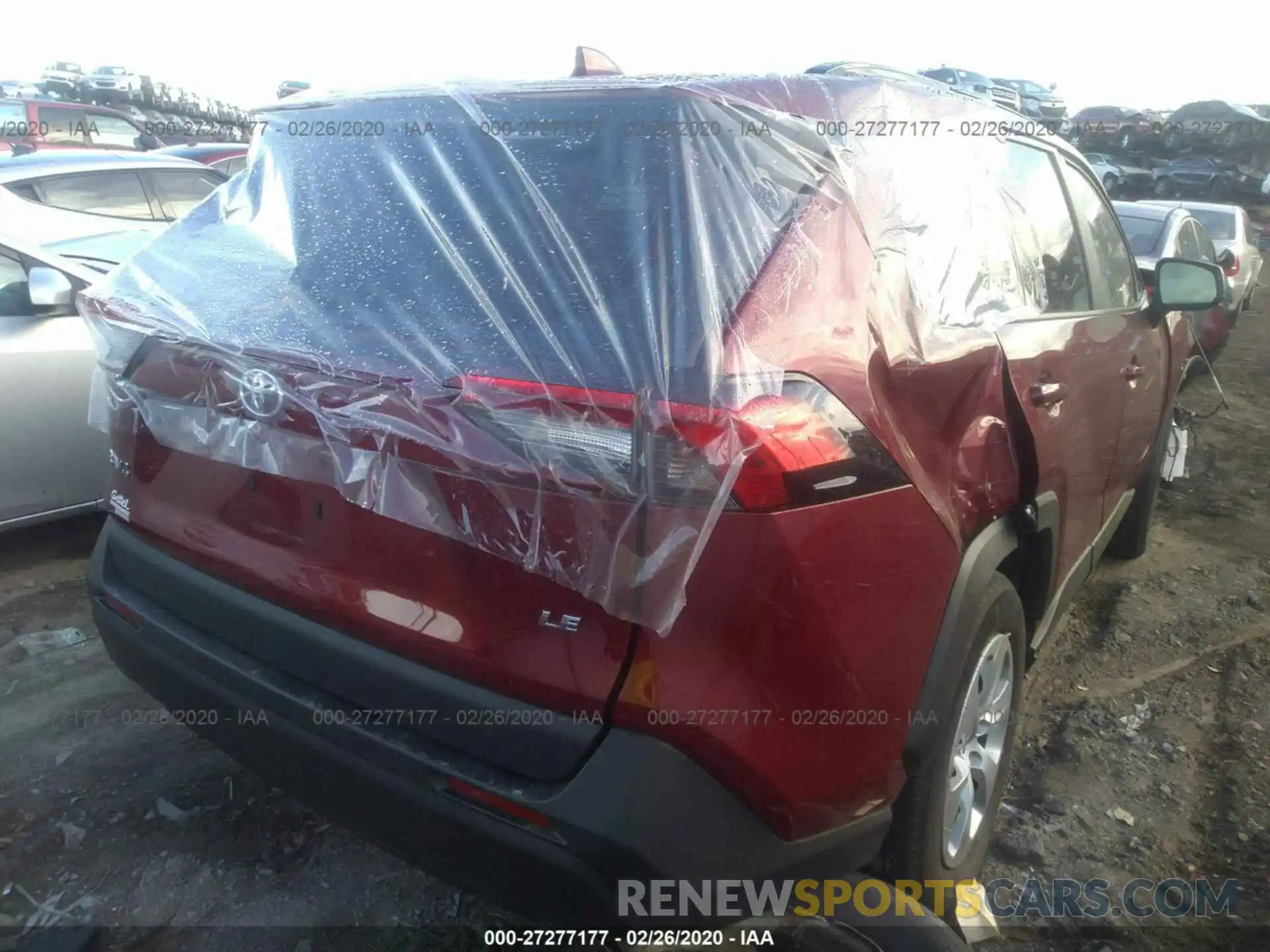 4 Photograph of a damaged car 2T3H1RFV3KW046556 TOYOTA RAV4 2019