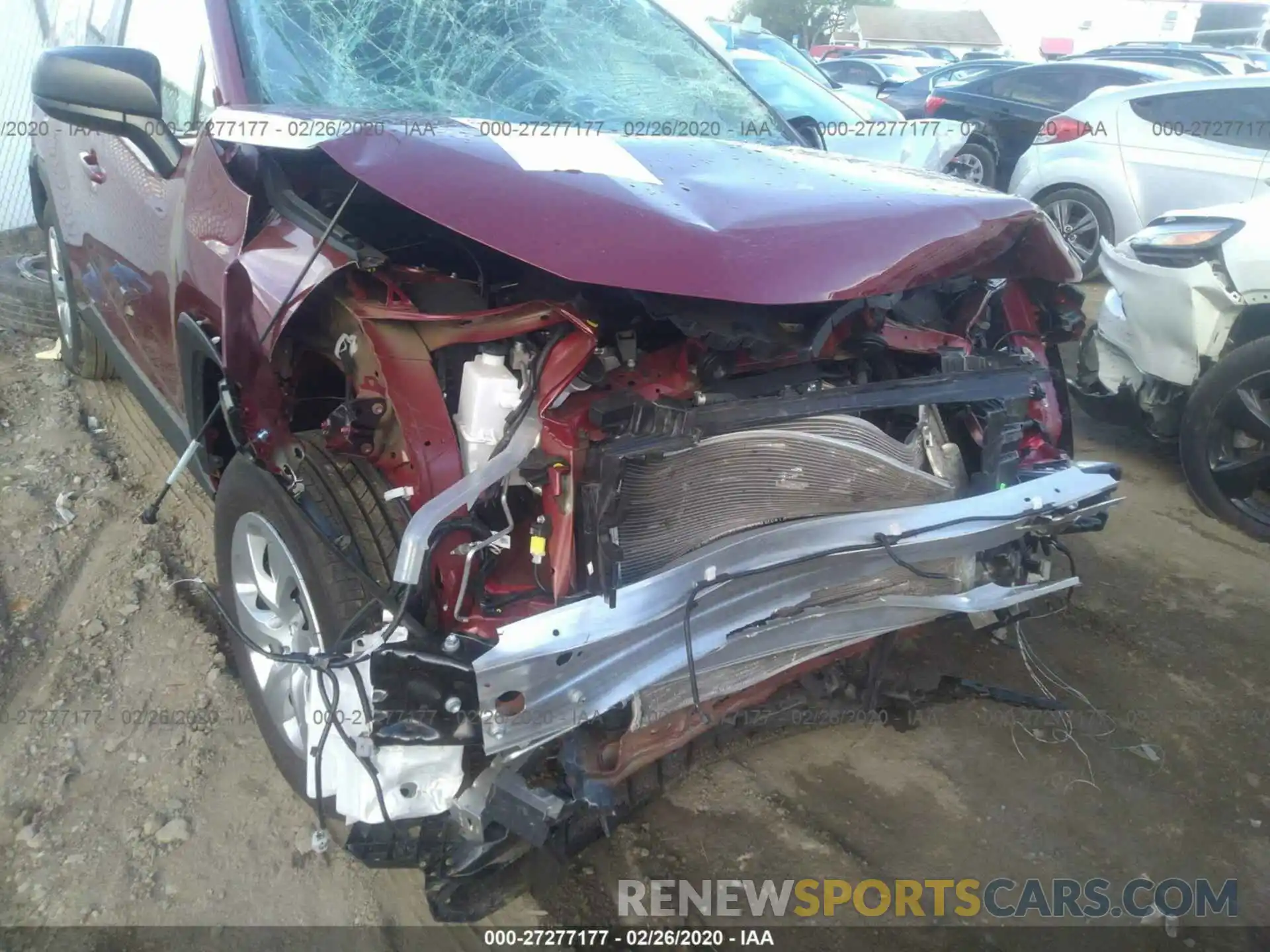 6 Photograph of a damaged car 2T3H1RFV3KW046556 TOYOTA RAV4 2019