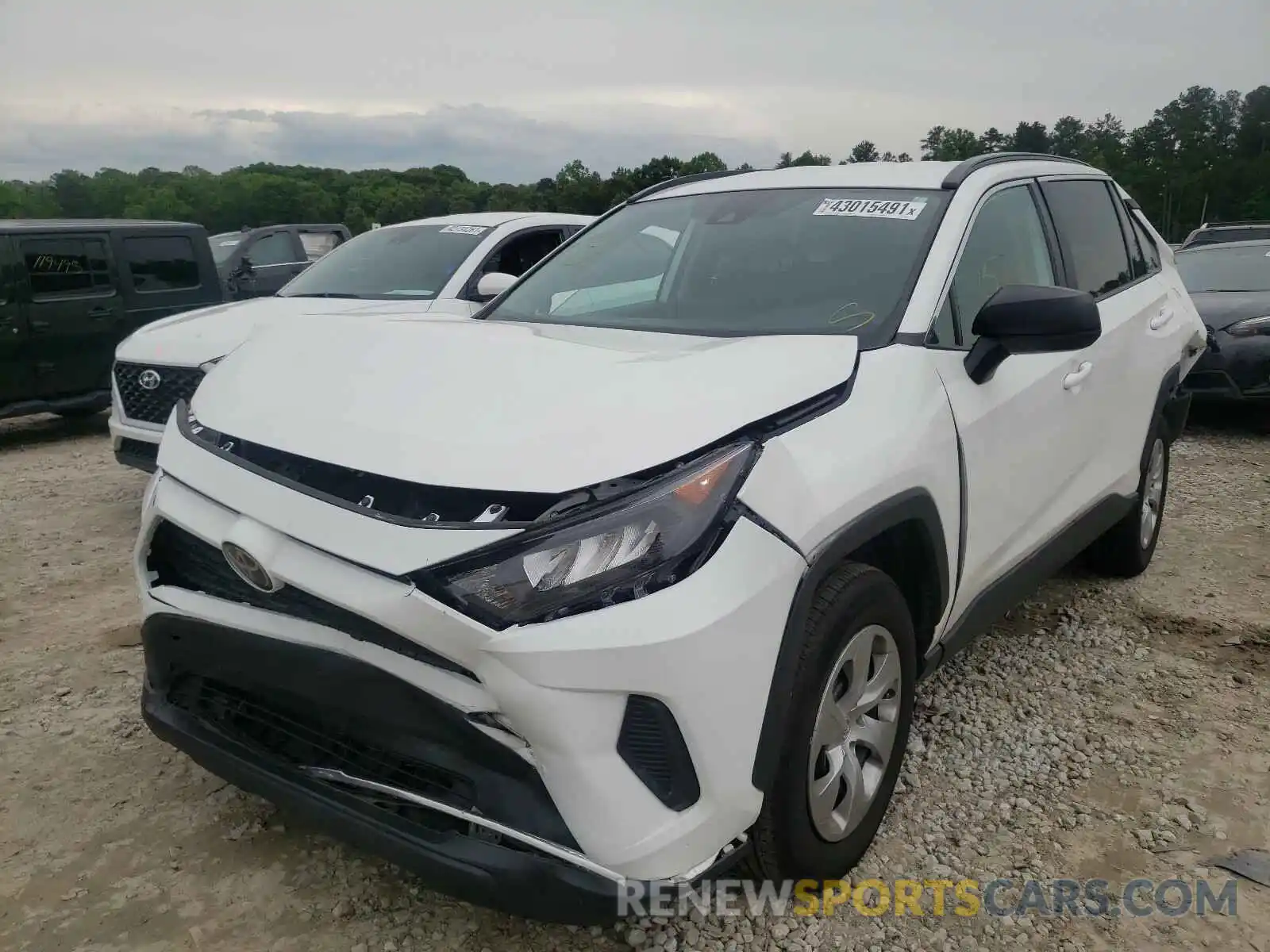 2 Photograph of a damaged car 2T3H1RFV3KW048307 TOYOTA RAV4 2019