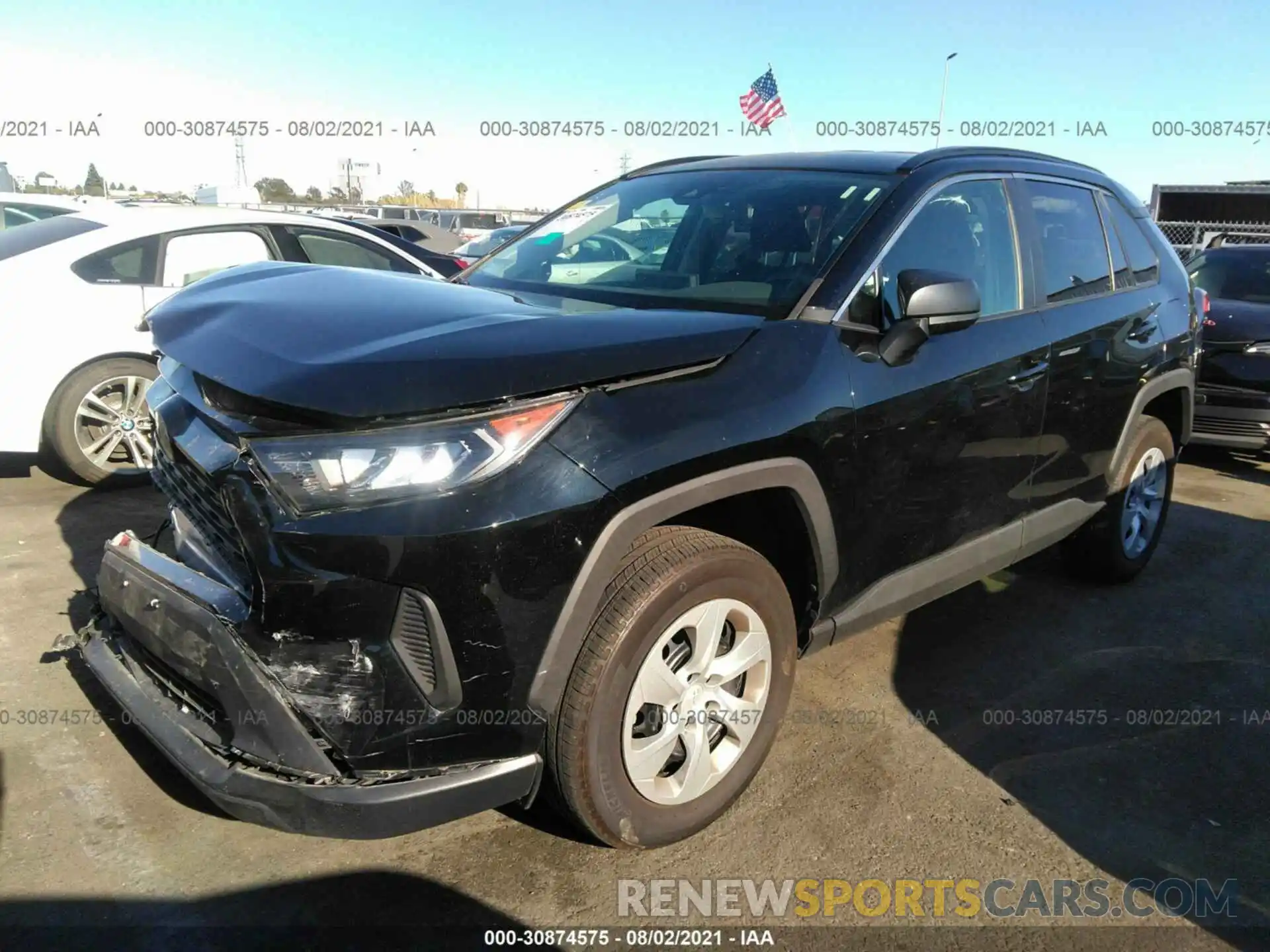 2 Photograph of a damaged car 2T3H1RFV3KW051191 TOYOTA RAV4 2019