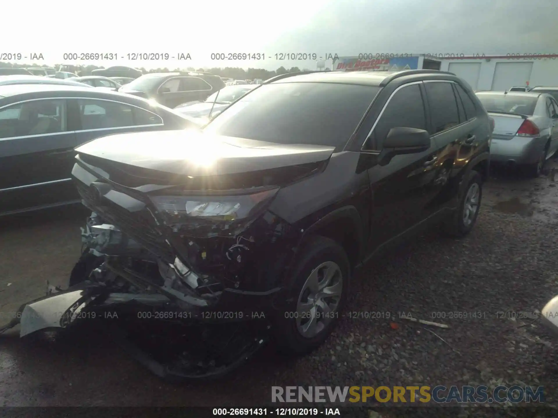 2 Фотография поврежденного автомобиля 2T3H1RFV3KW054575 TOYOTA RAV4 2019