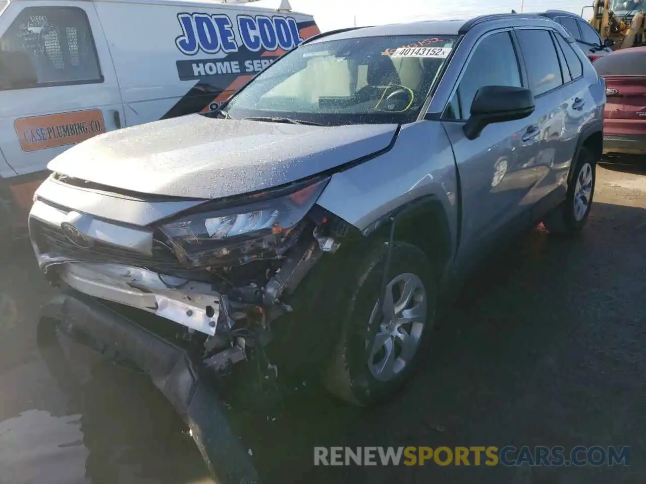 2 Photograph of a damaged car 2T3H1RFV3KW055757 TOYOTA RAV4 2019