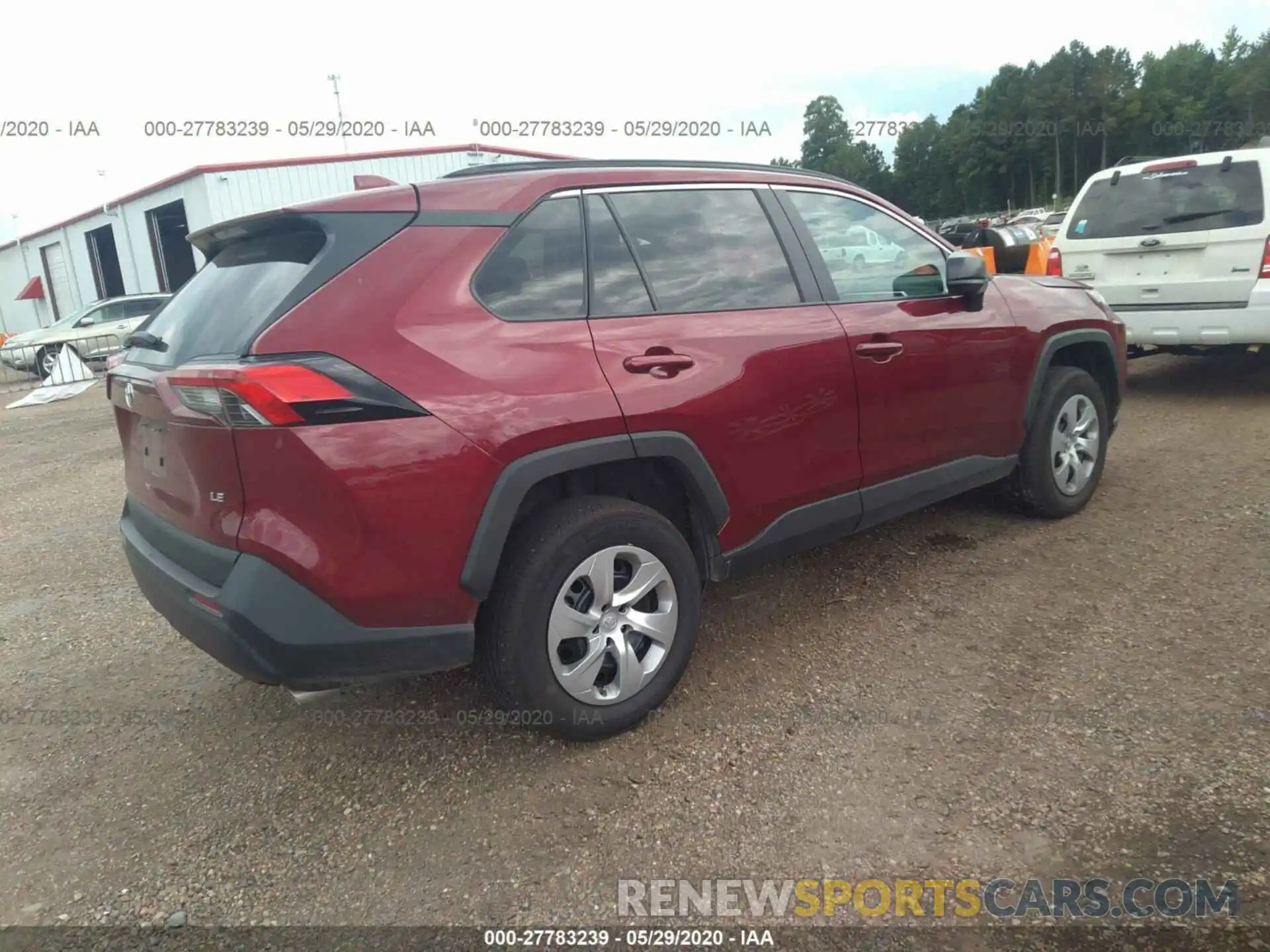 4 Photograph of a damaged car 2T3H1RFV3KW056536 TOYOTA RAV4 2019