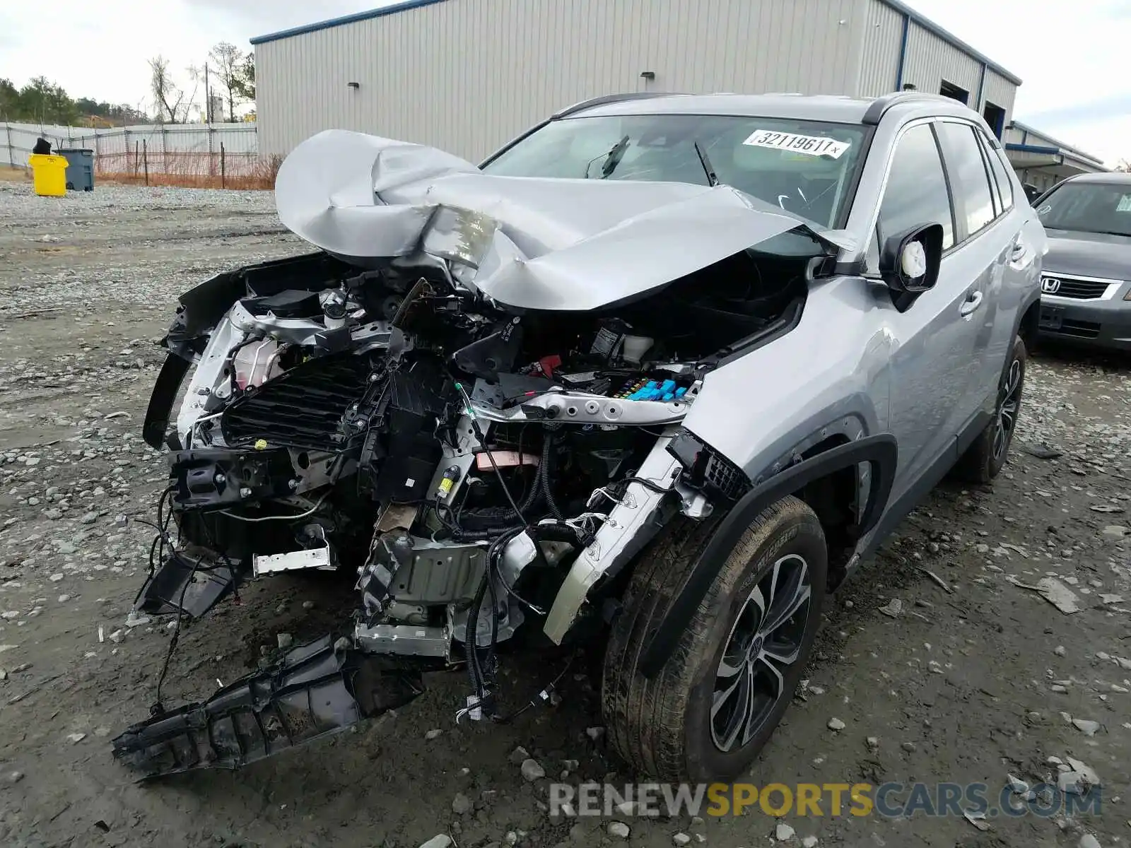 2 Photograph of a damaged car 2T3H1RFV3KW056746 TOYOTA RAV4 2019