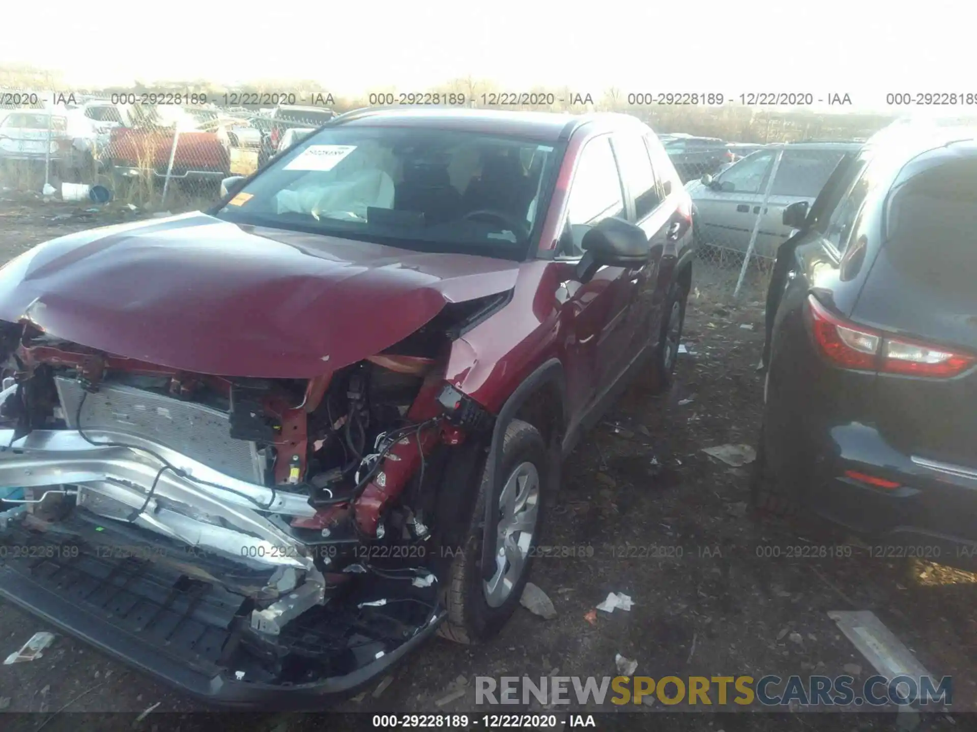 2 Photograph of a damaged car 2T3H1RFV3KW057024 TOYOTA RAV4 2019