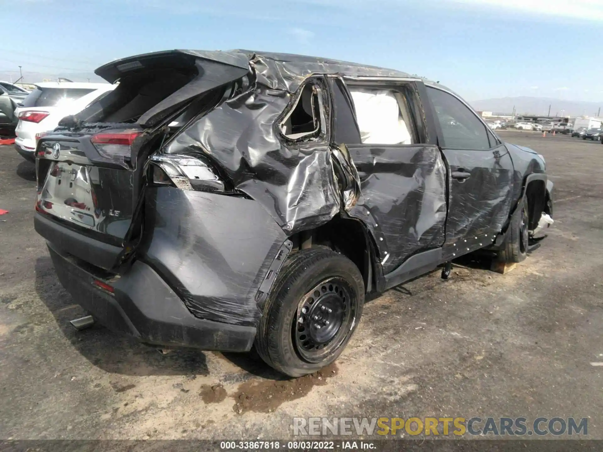 4 Photograph of a damaged car 2T3H1RFV4KC007959 TOYOTA RAV4 2019