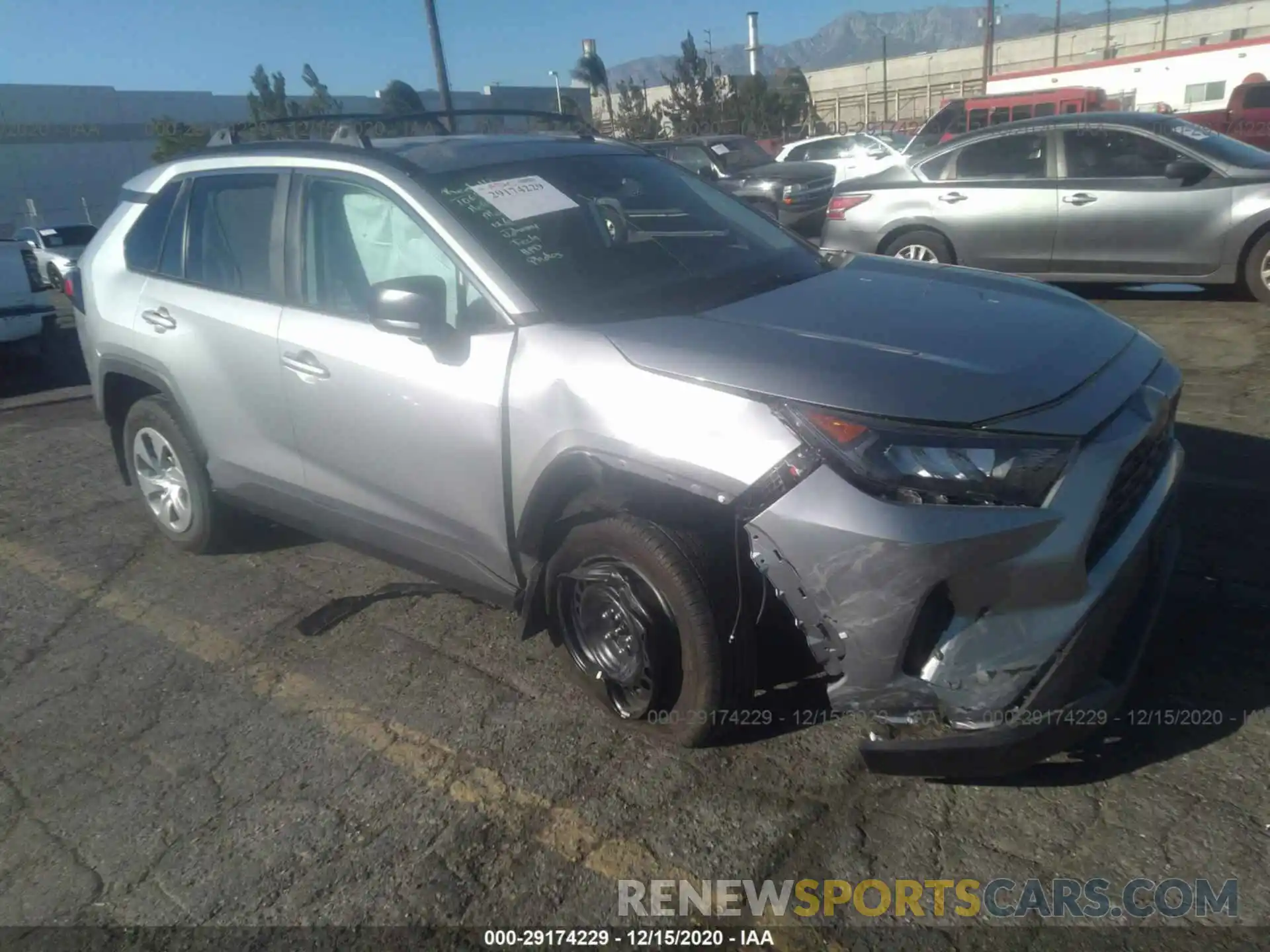 1 Photograph of a damaged car 2T3H1RFV4KC013244 TOYOTA RAV4 2019