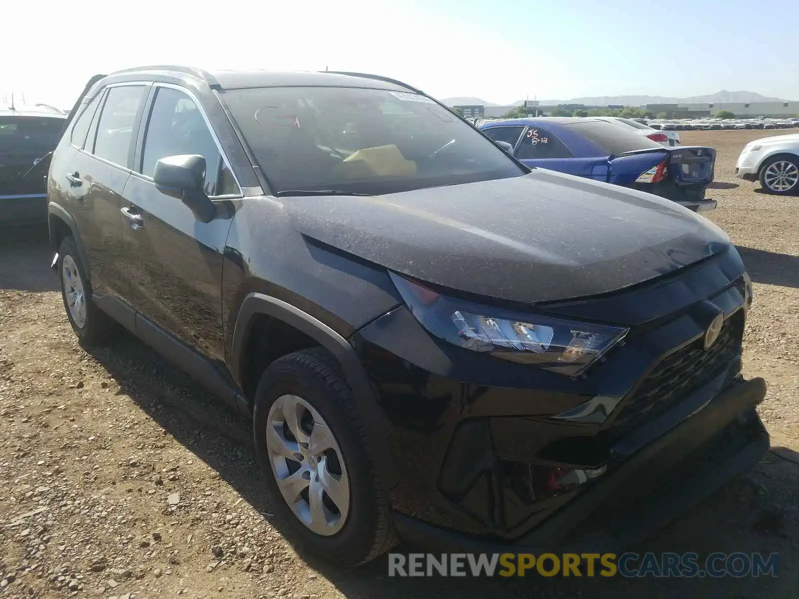 1 Photograph of a damaged car 2T3H1RFV4KC013373 TOYOTA RAV4 2019